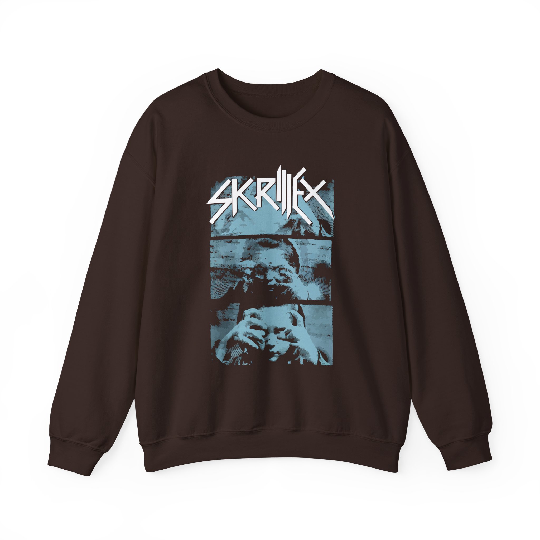 Skrillex Graphic Unisex Heavy Blendâ„¢ Crewneck Sweatshirt