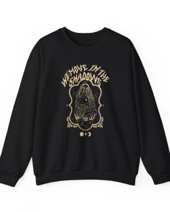 Charlotte Dobre We Move in the Shadows Unisex Heavy Blend™ Crewneck Sweatshirt