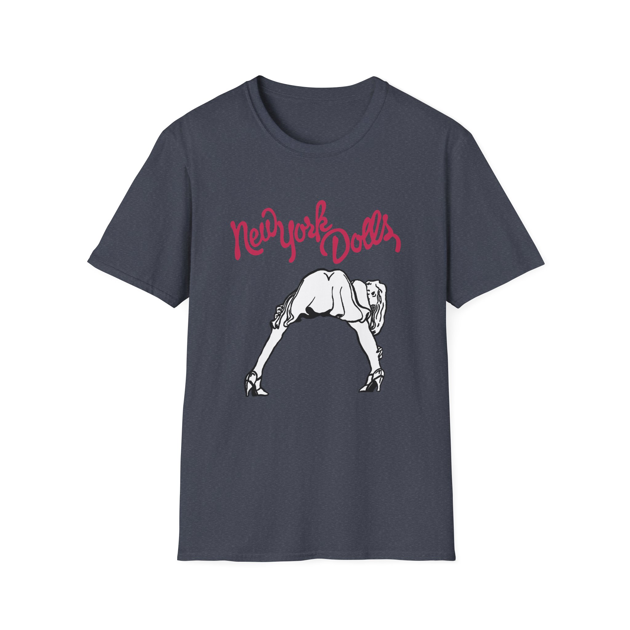 New York Dolls Lipstick Girl Unisex Softstyle T-Shirt