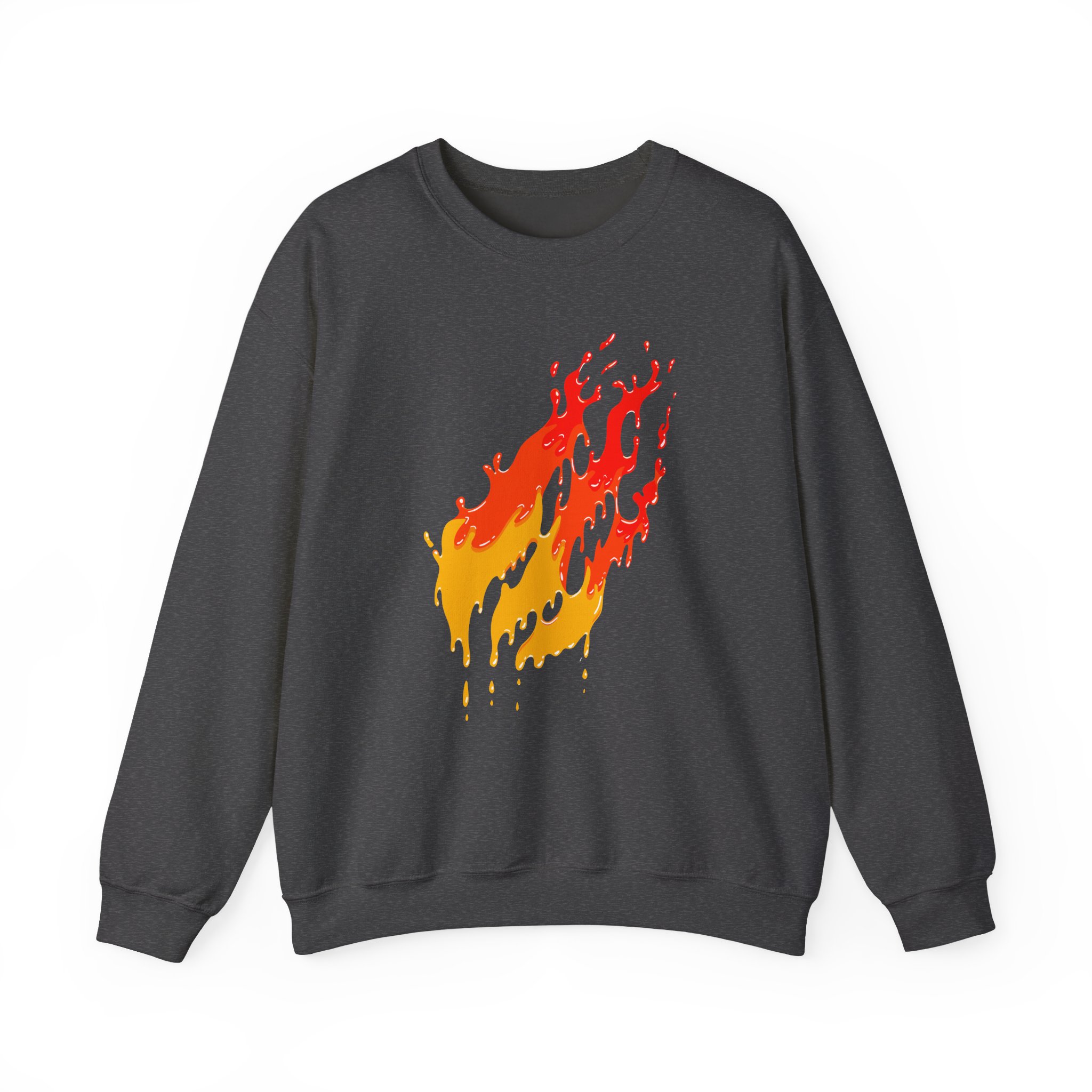 Preston Fire Drip Unisex Heavy Blendâ„¢ Crewneck Sweatshirt