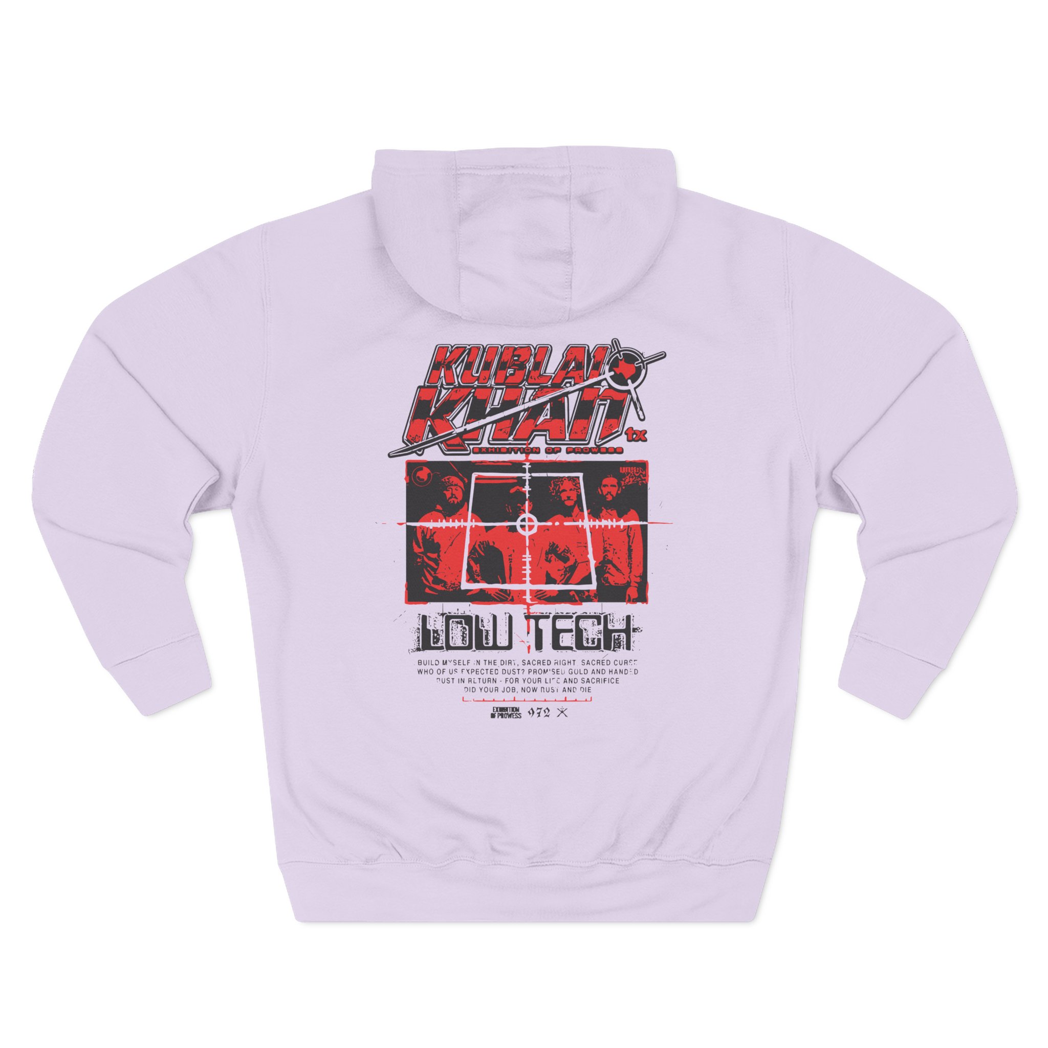 Kublai Khan Low Tech Three-Panel Fleece Hoodie