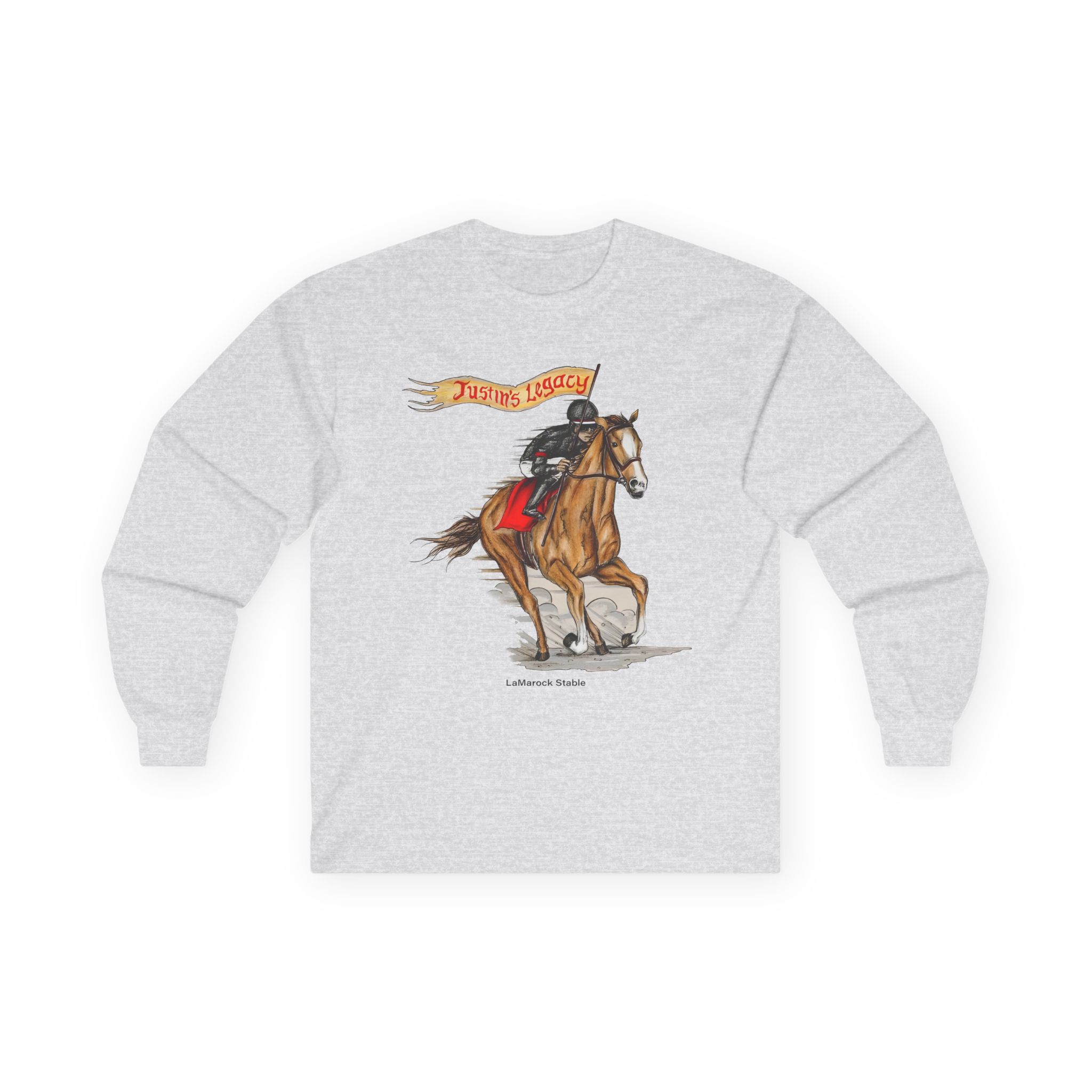 Arcangel Justin's Legacy Lamarock Stable Unisex Ultra Cotton Long Sleeve Tee