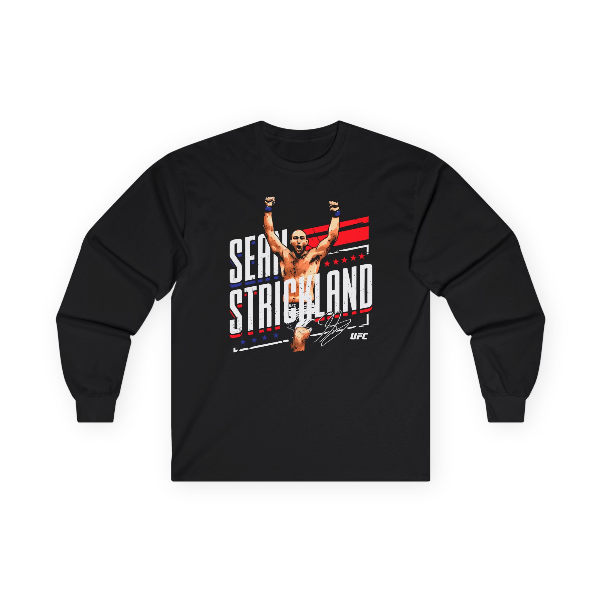 Sean Strickland Stars & Stripes Unisex Ultra Cotton Long Sleeve Tee