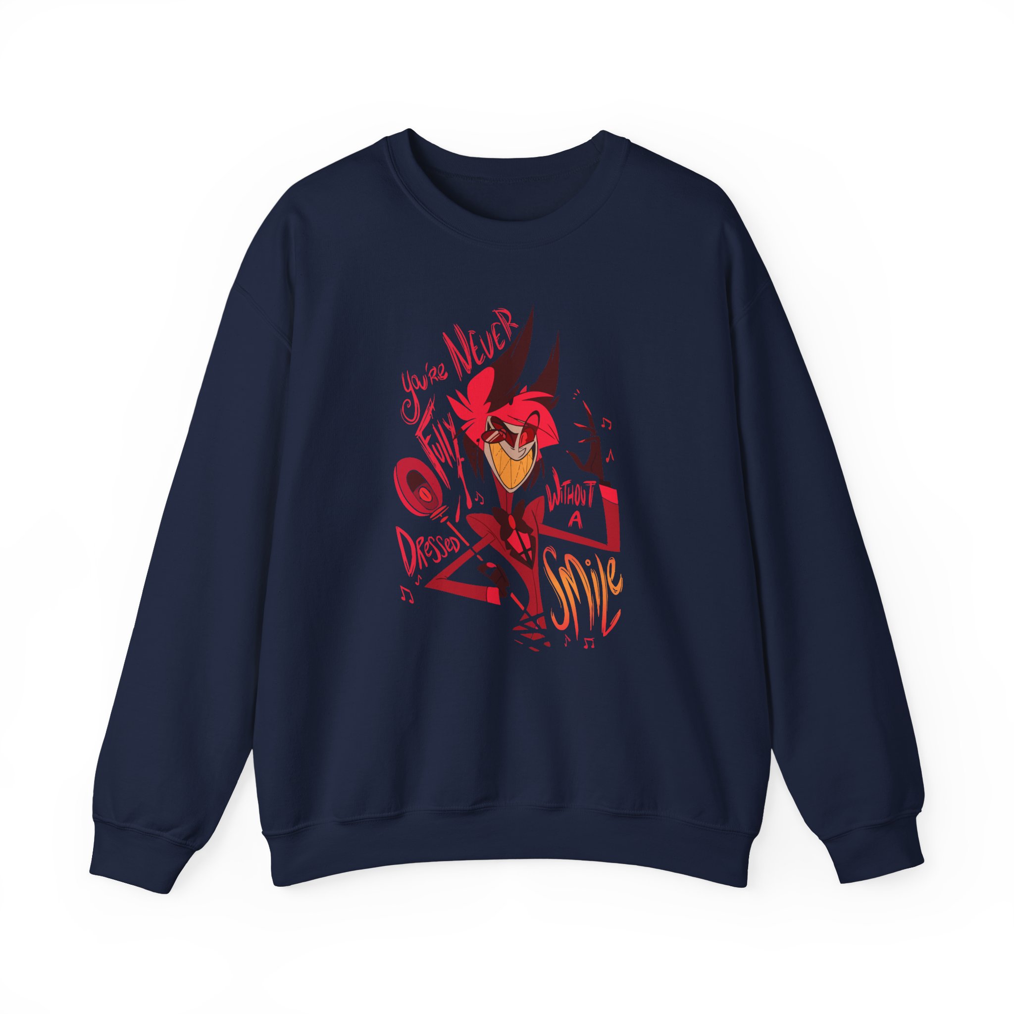 Vivziepop Smile Unisex Heavy Blendâ„¢ Crewneck Sweatshirt