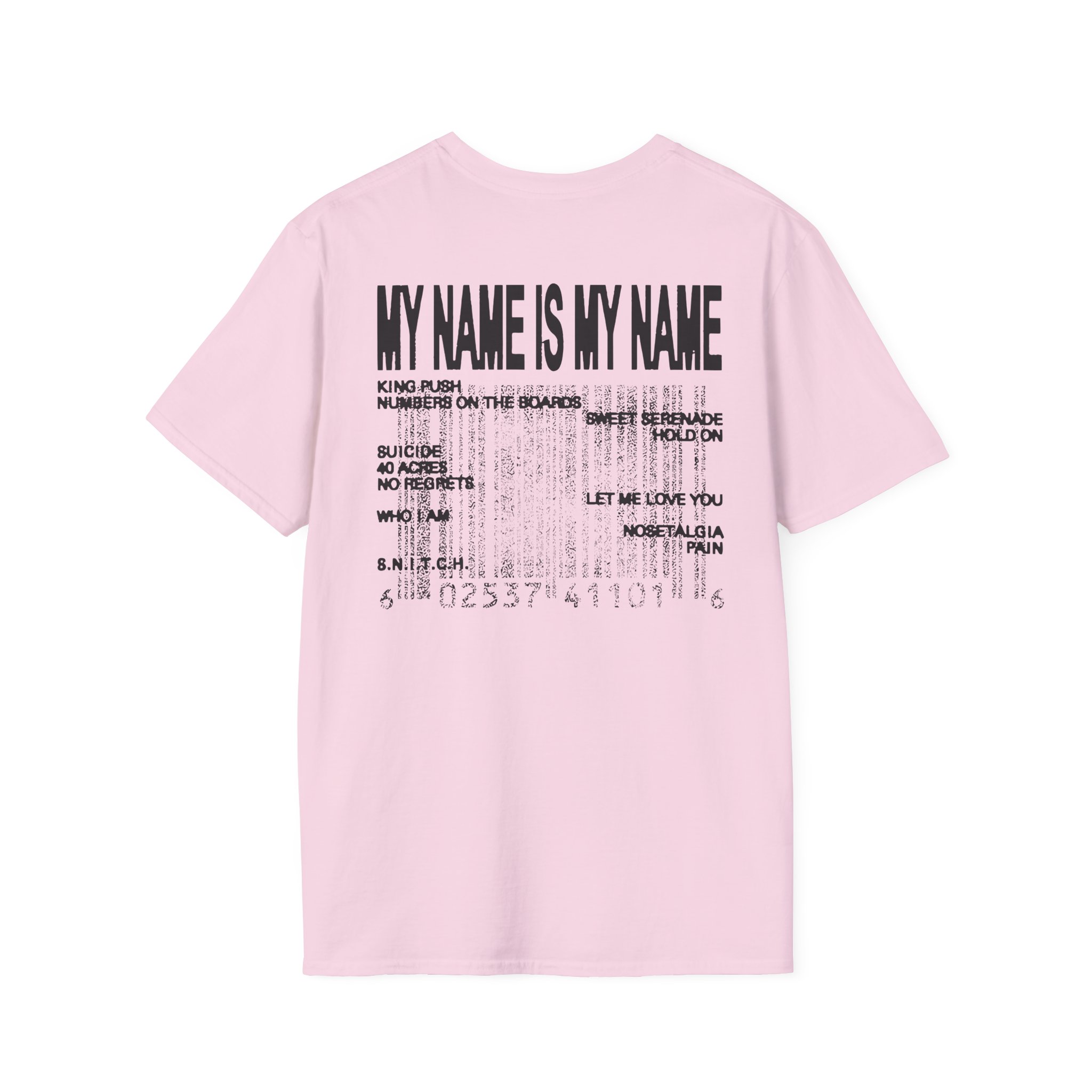 Clipse Mnimn Tracklist Unisex Softstyle T-Shirt