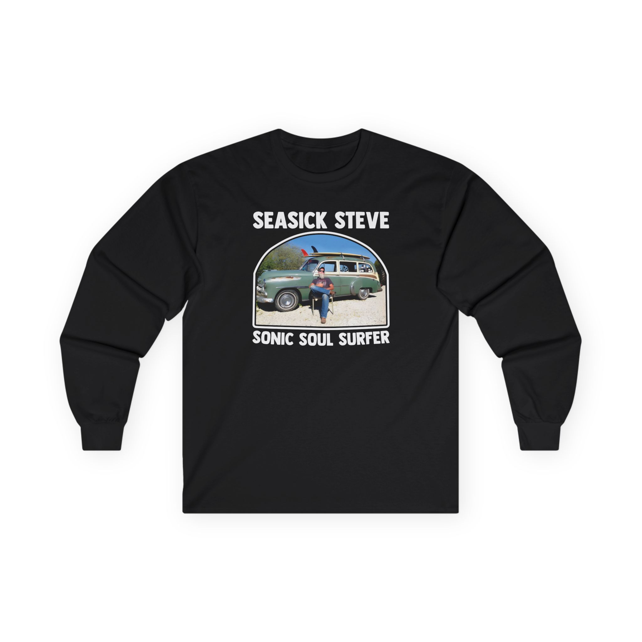 Seasick Steve Sonic Soul Surfer Unisex Ultra Cotton Long Sleeve Tee