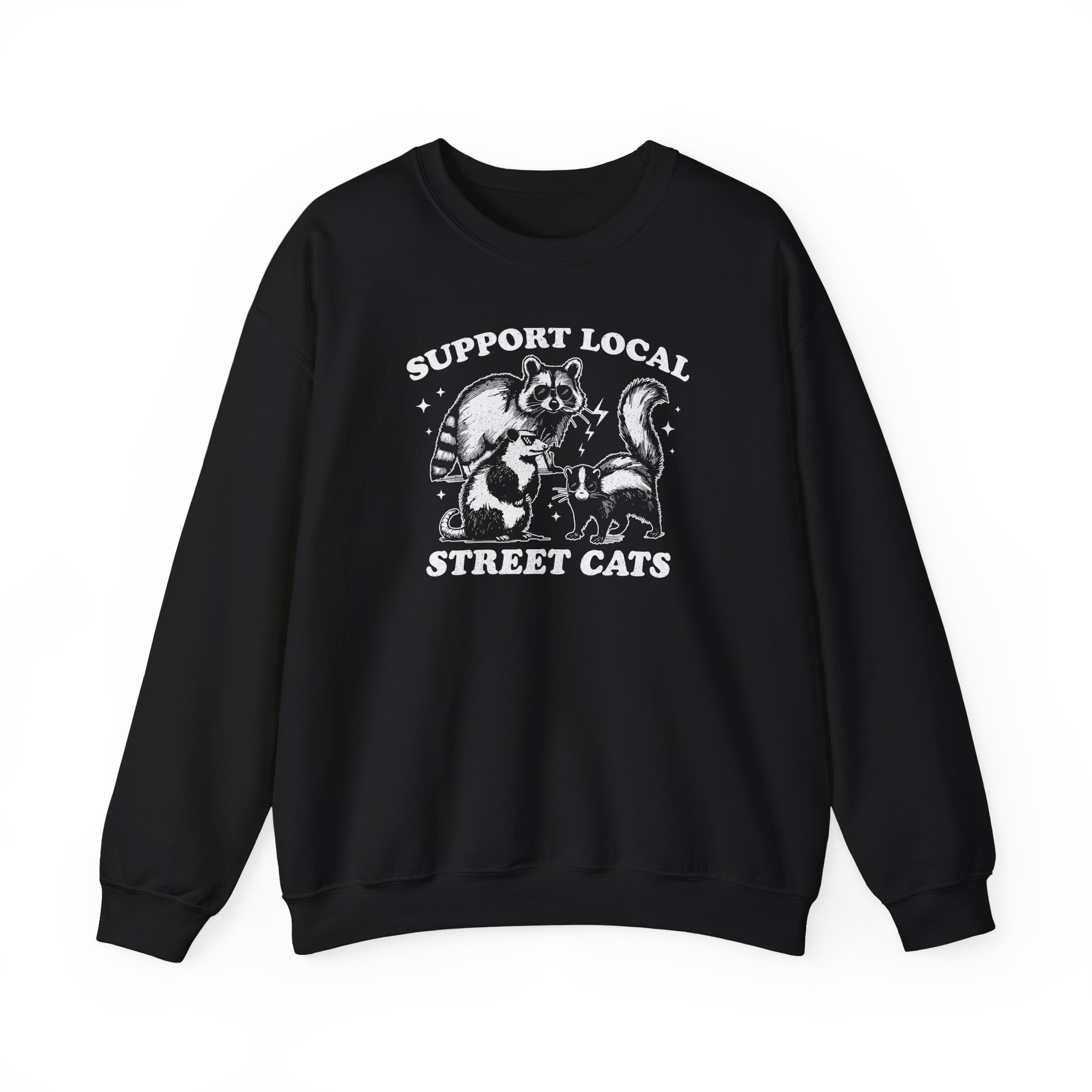 Zingara Support Local Street Cats Unisex Heavy Blendâ„¢ Crewneck Sweatshirt