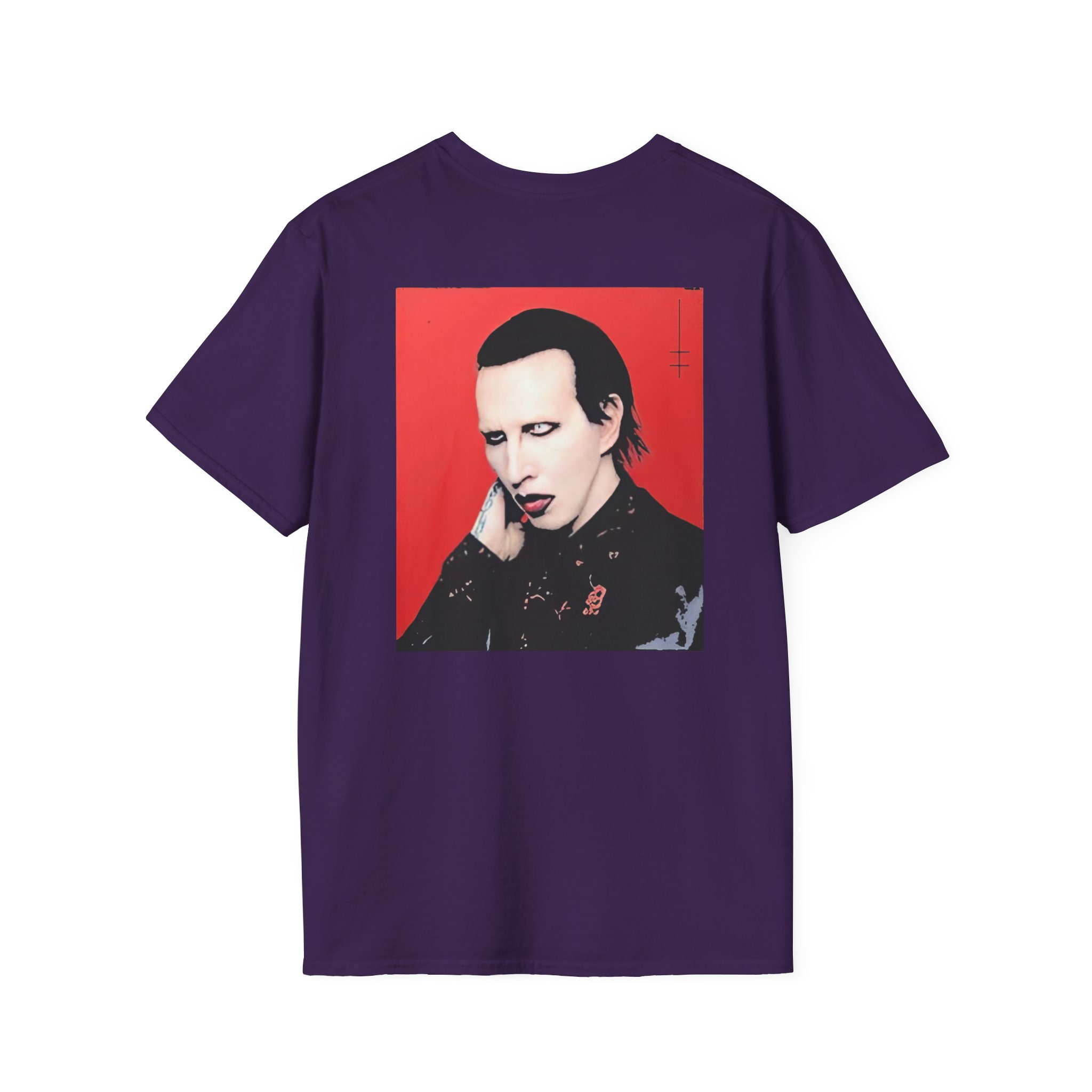 Marilyn Manson Little Cross Photo Unisex Softstyle T-Shirt
