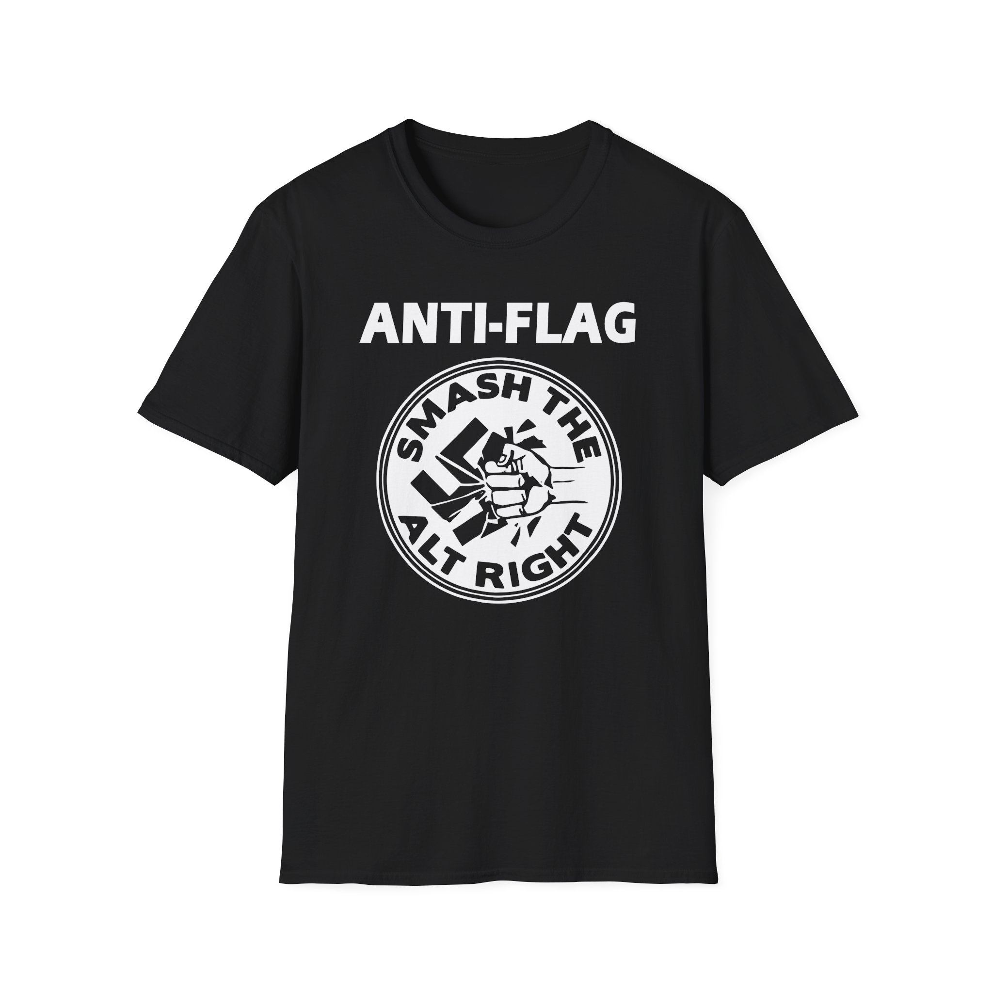 Anti Flag Smash the Alt Right Unisex Softstyle T-Shirt