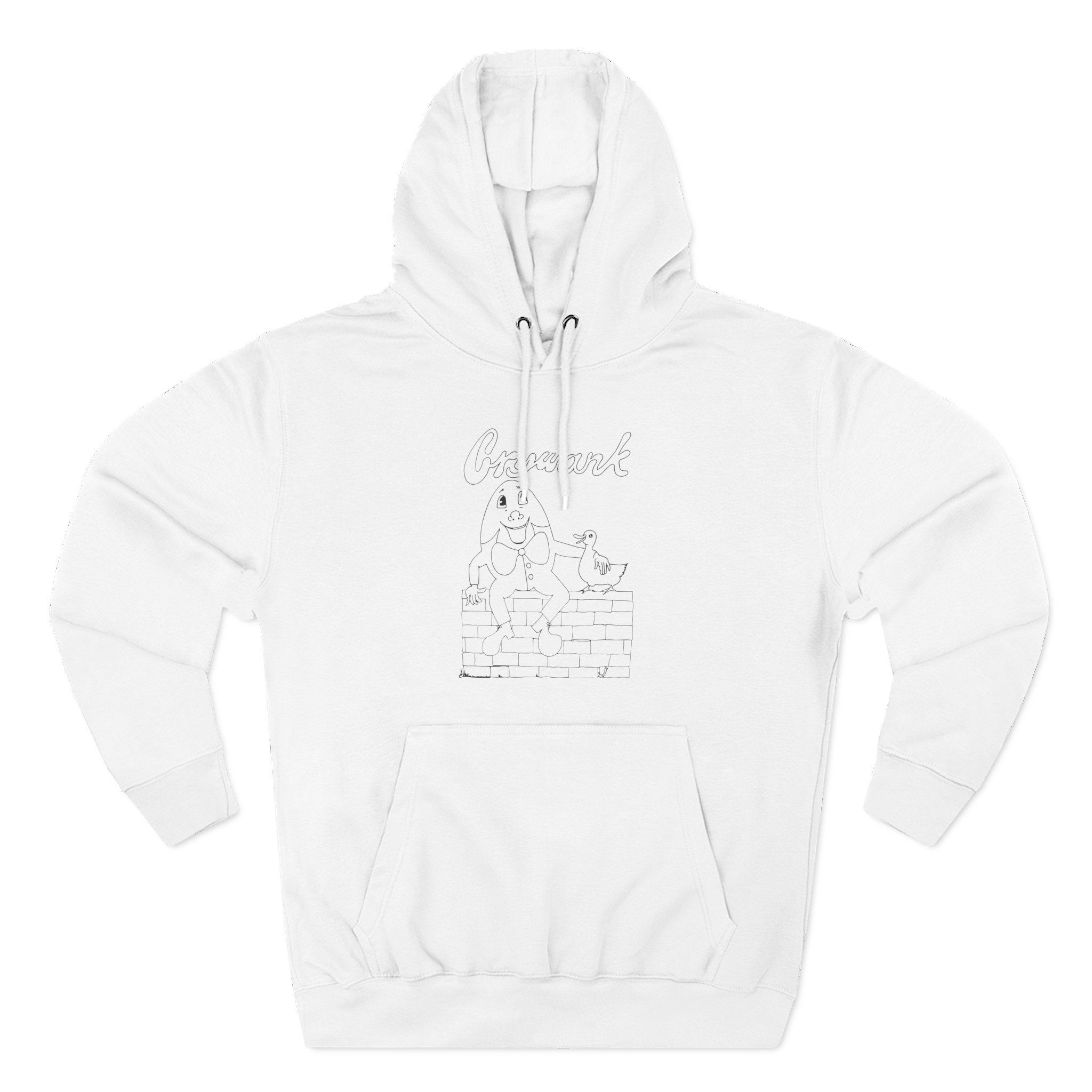 Crywank Three-Panel Fleece Hoodie