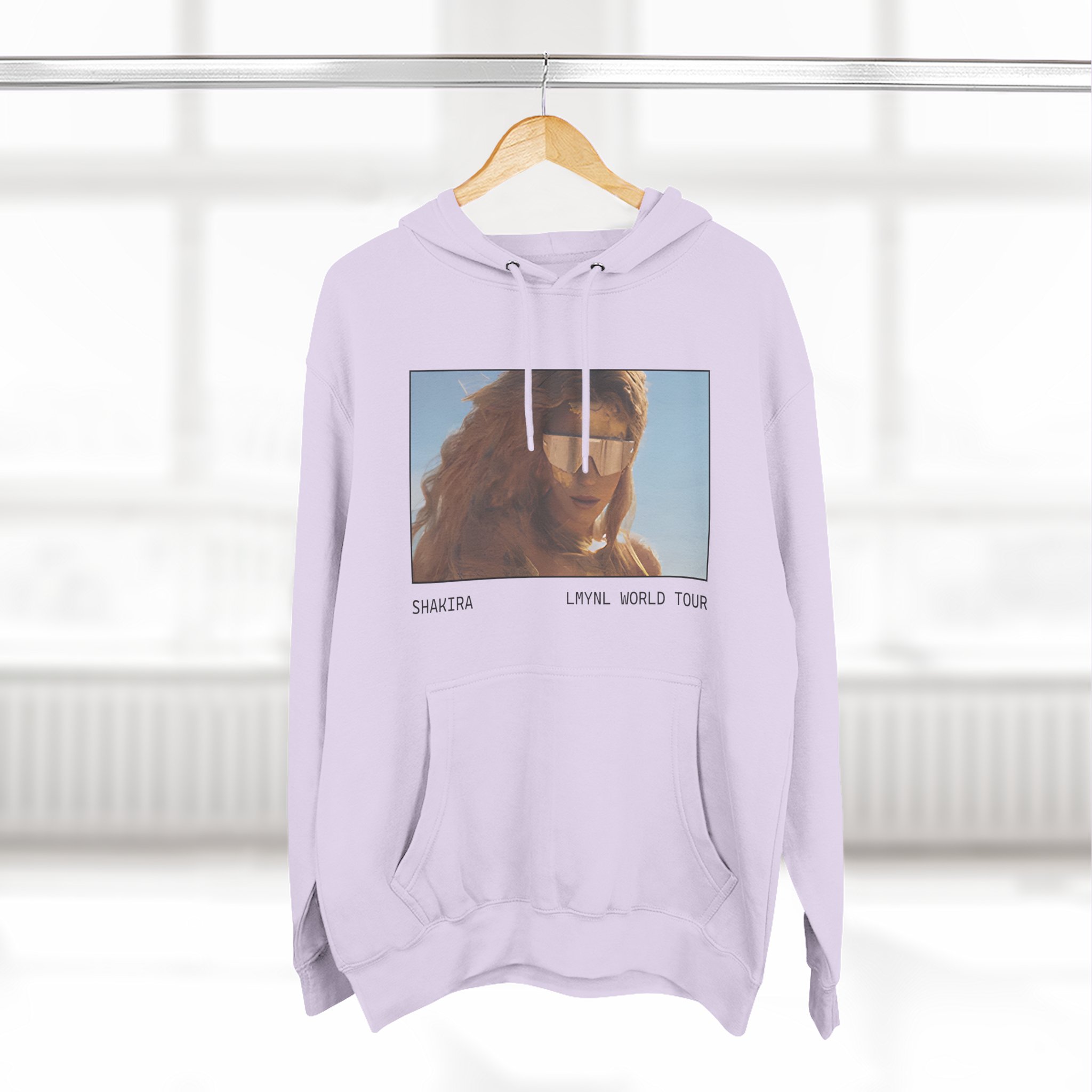 Shakira Sunglasses Three-Panel Fleece Hoodie