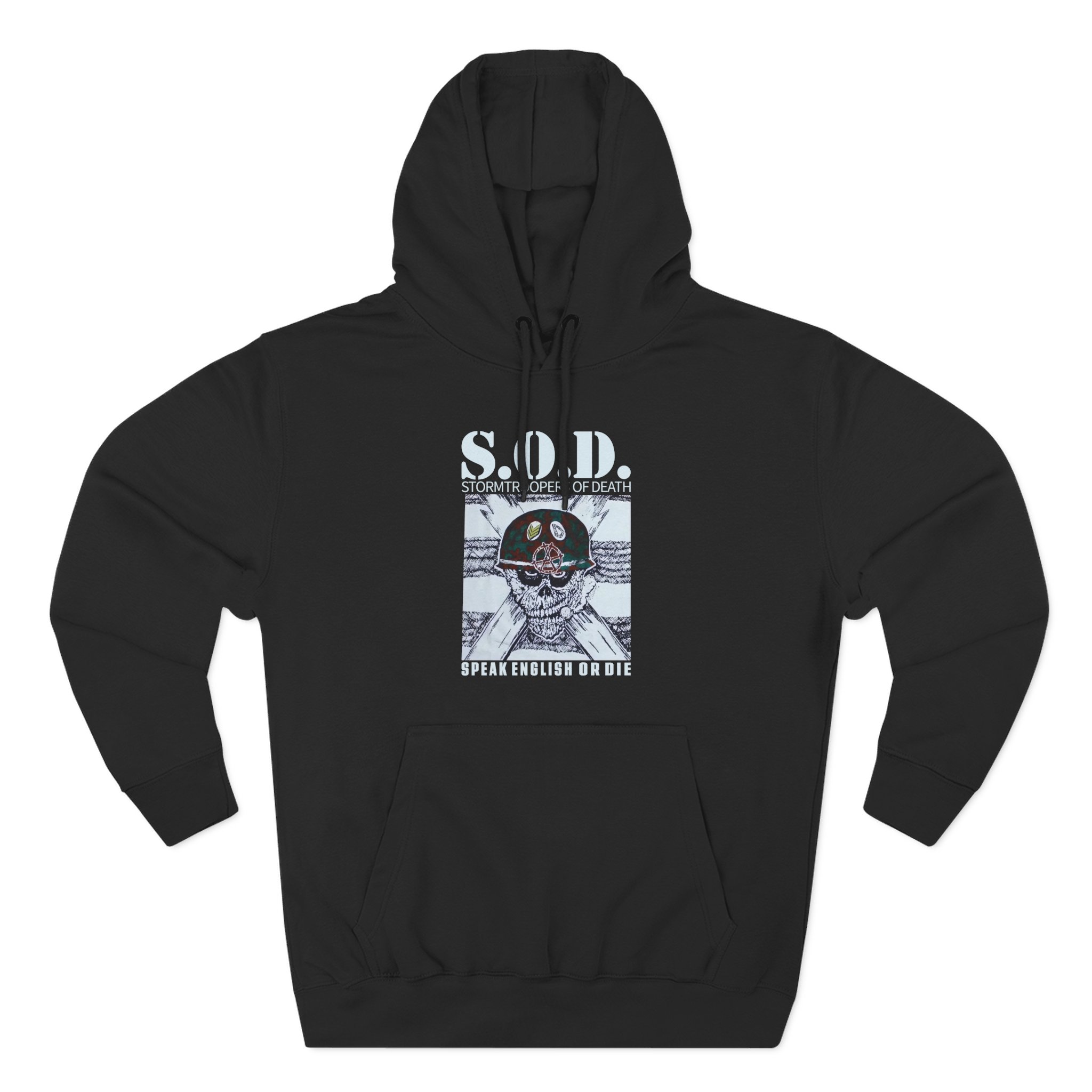 S.o.d. Stormtroopers of Death Band Three-Panel Fleece Hoodie