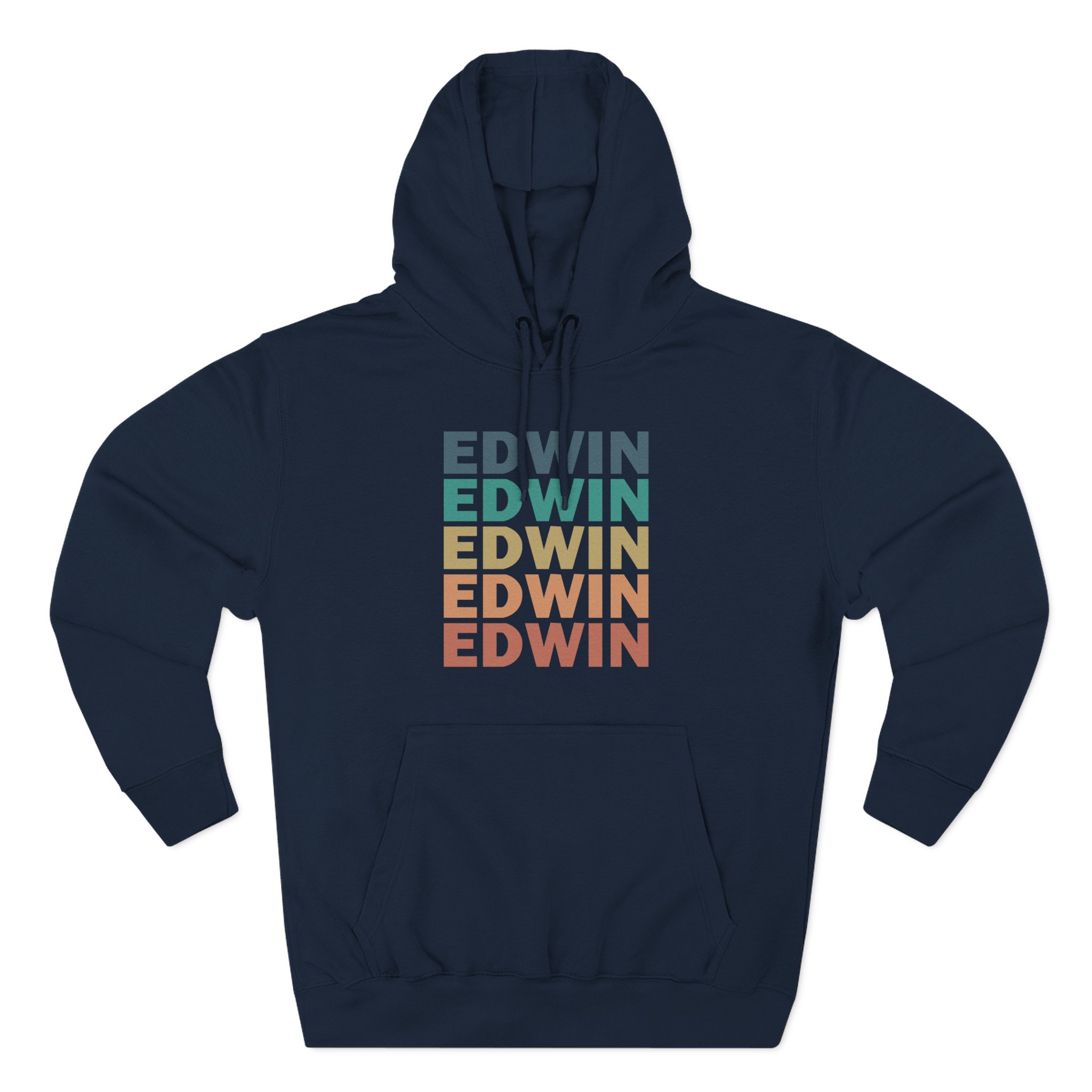 Edwin Rosen Retro Three-Panel Fleece Hoodie