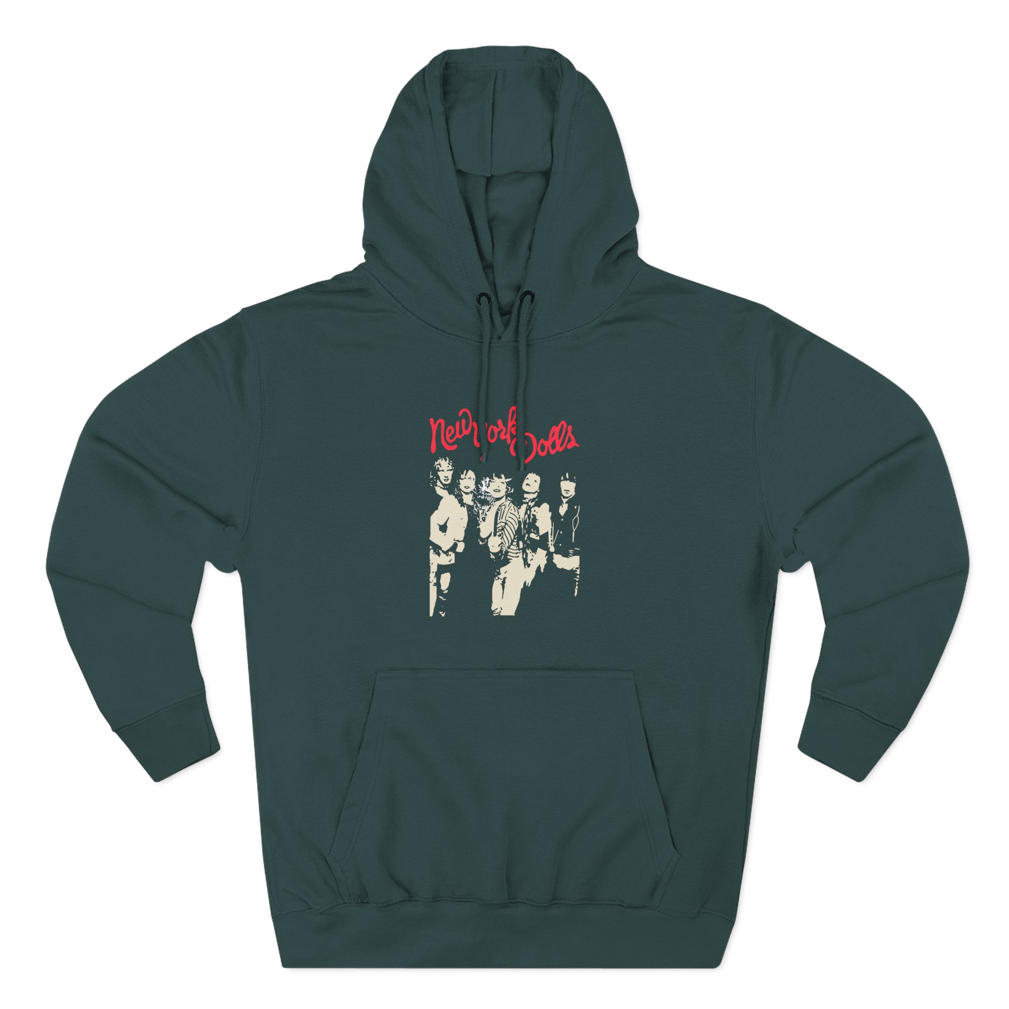 New York Dolls Trash Photo Three-Panel Fleece Hoodie