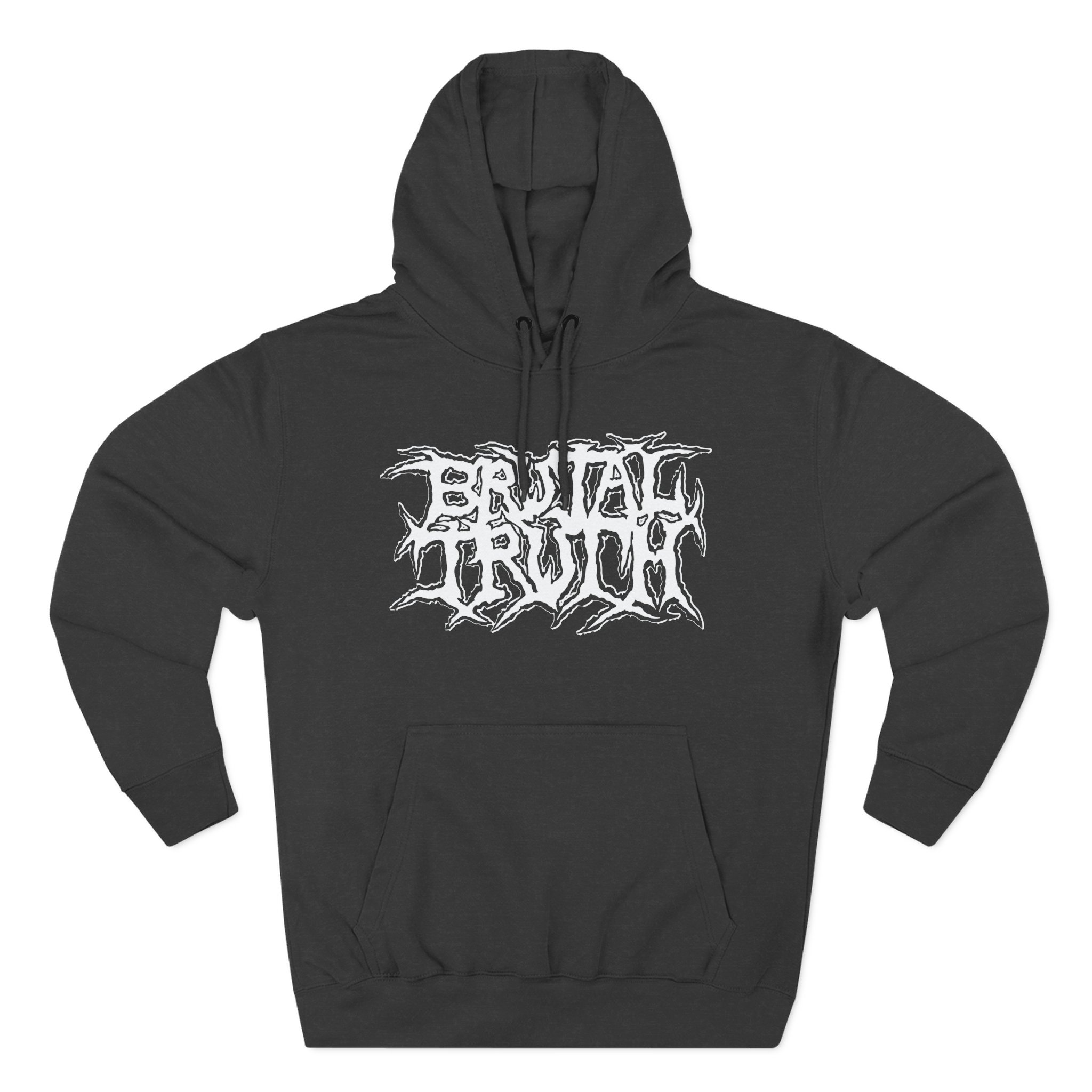 Brutal Truth Logo Three-Panel Fleece Hoodie