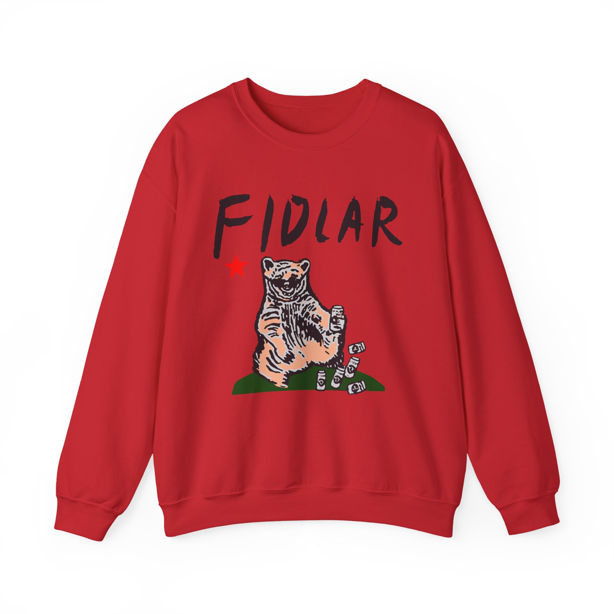 California Bear Drink Cheap Beer Fidlar Unisex Heavy Blendâ„¢ Crewneck Sweatshirt