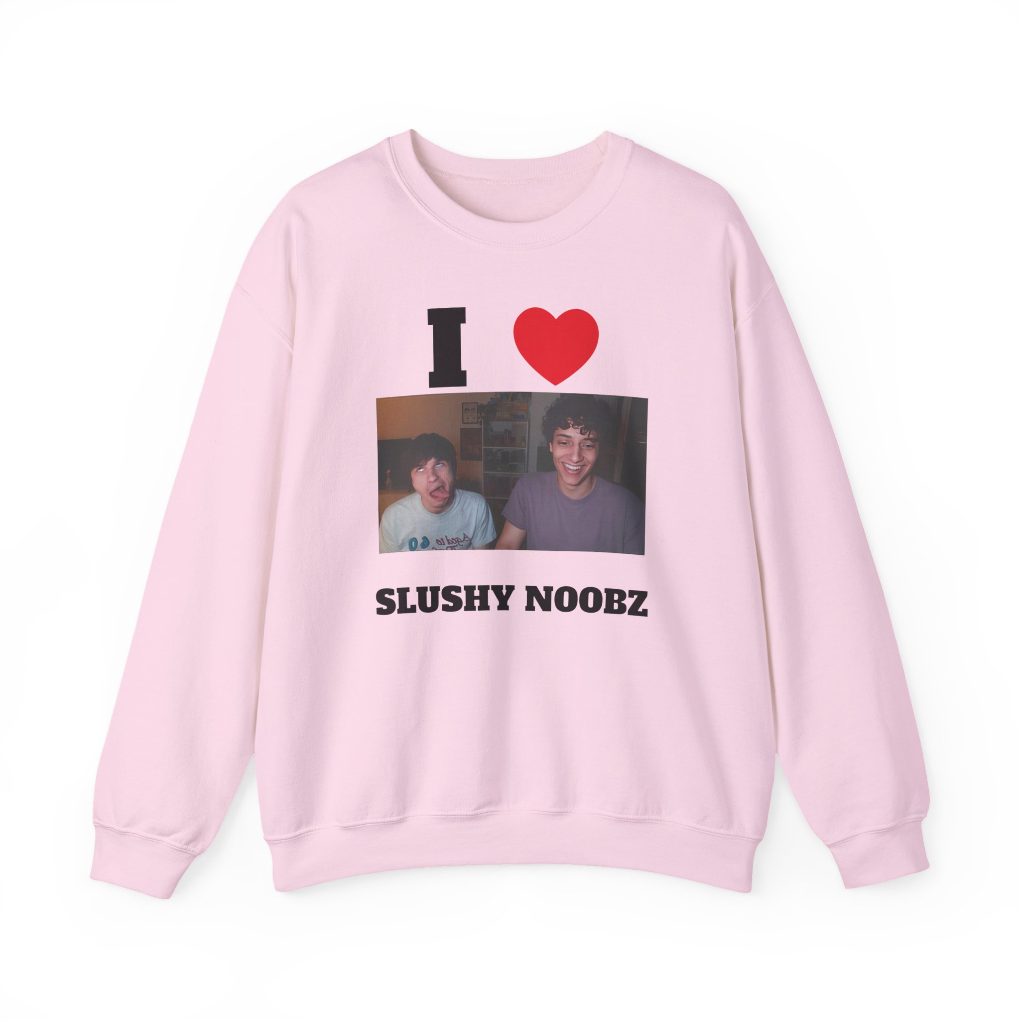 I Heart Slushy Noobz Unisex Heavy Blendâ„¢ Crewneck Sweatshirt