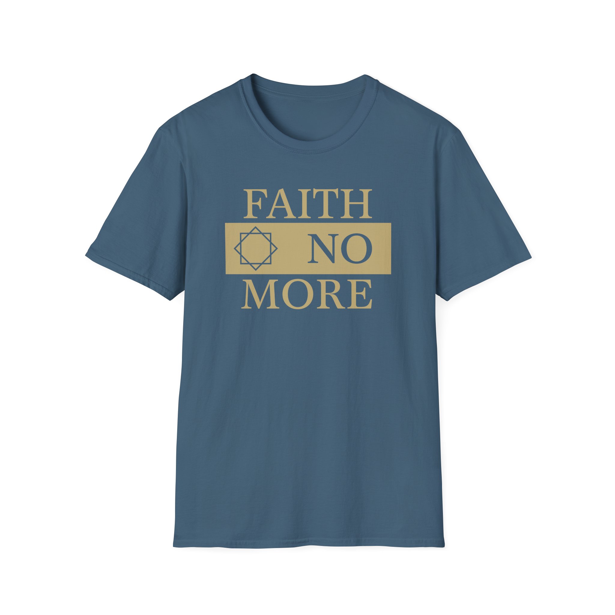 Faith No More Gold Logo Unisex Softstyle T-Shirt