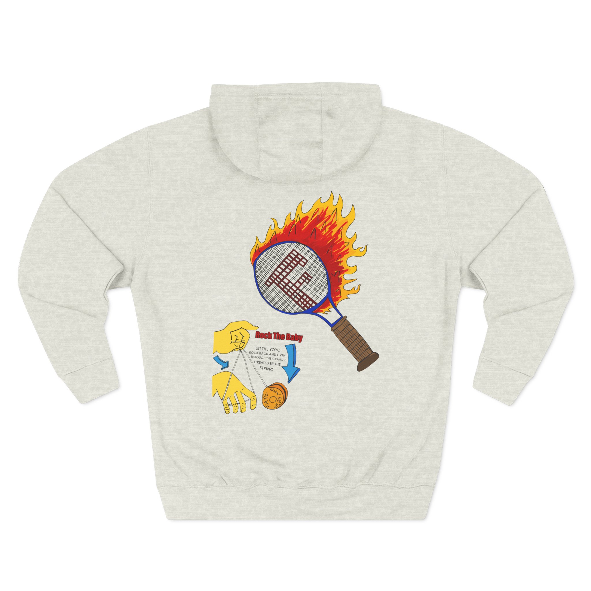 Faye Webster Felt Tip Three-Panel Fleece Hoodie