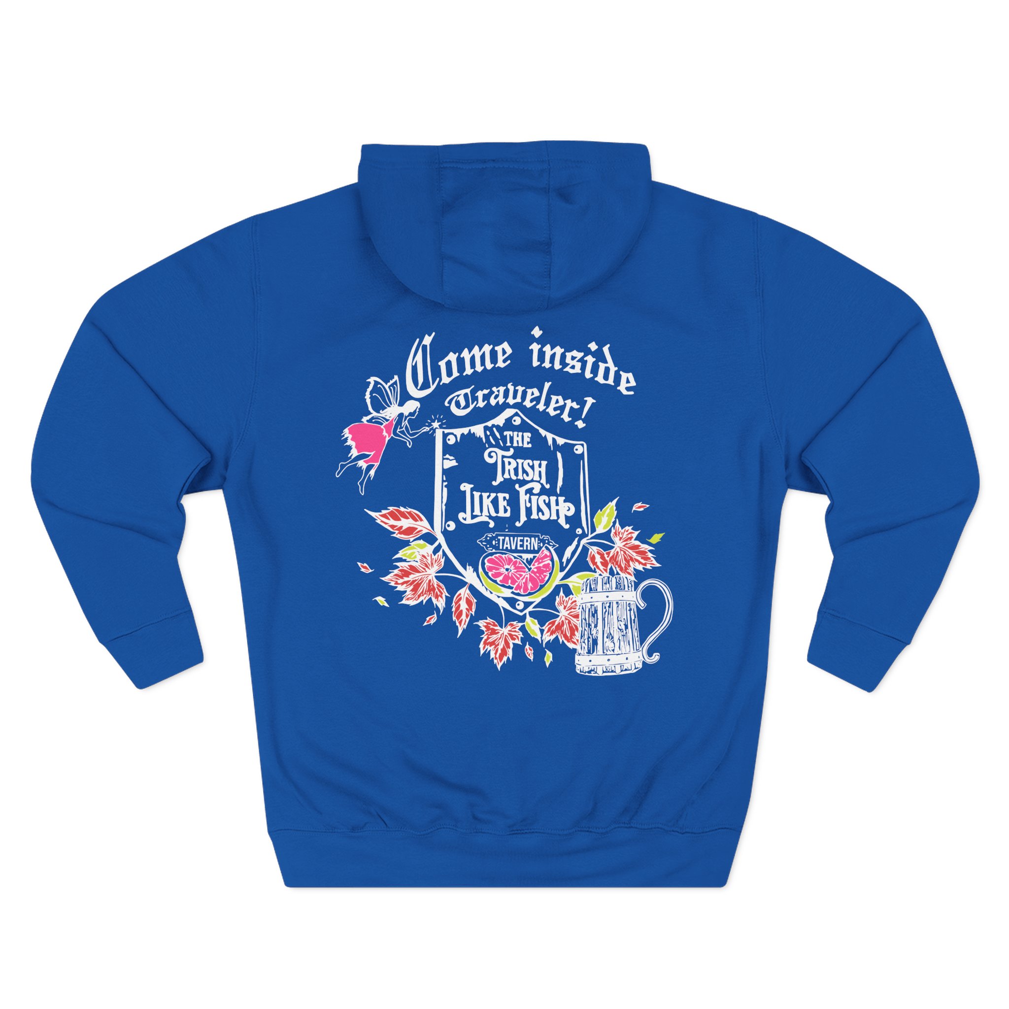 Just Trish Three-Panel Fleece Hoodie