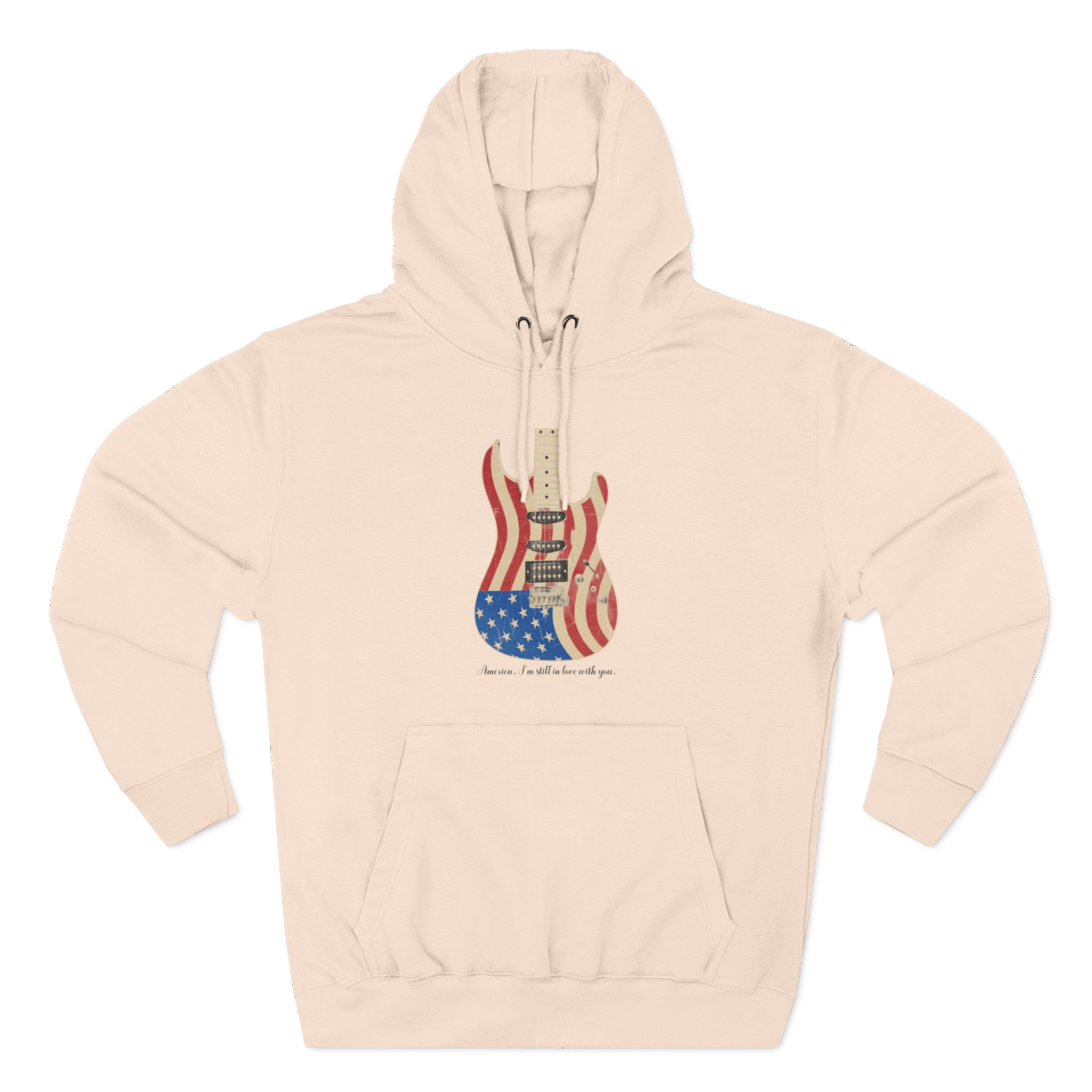 Clint Black Guitar Three-Panel Fleece Hoodie