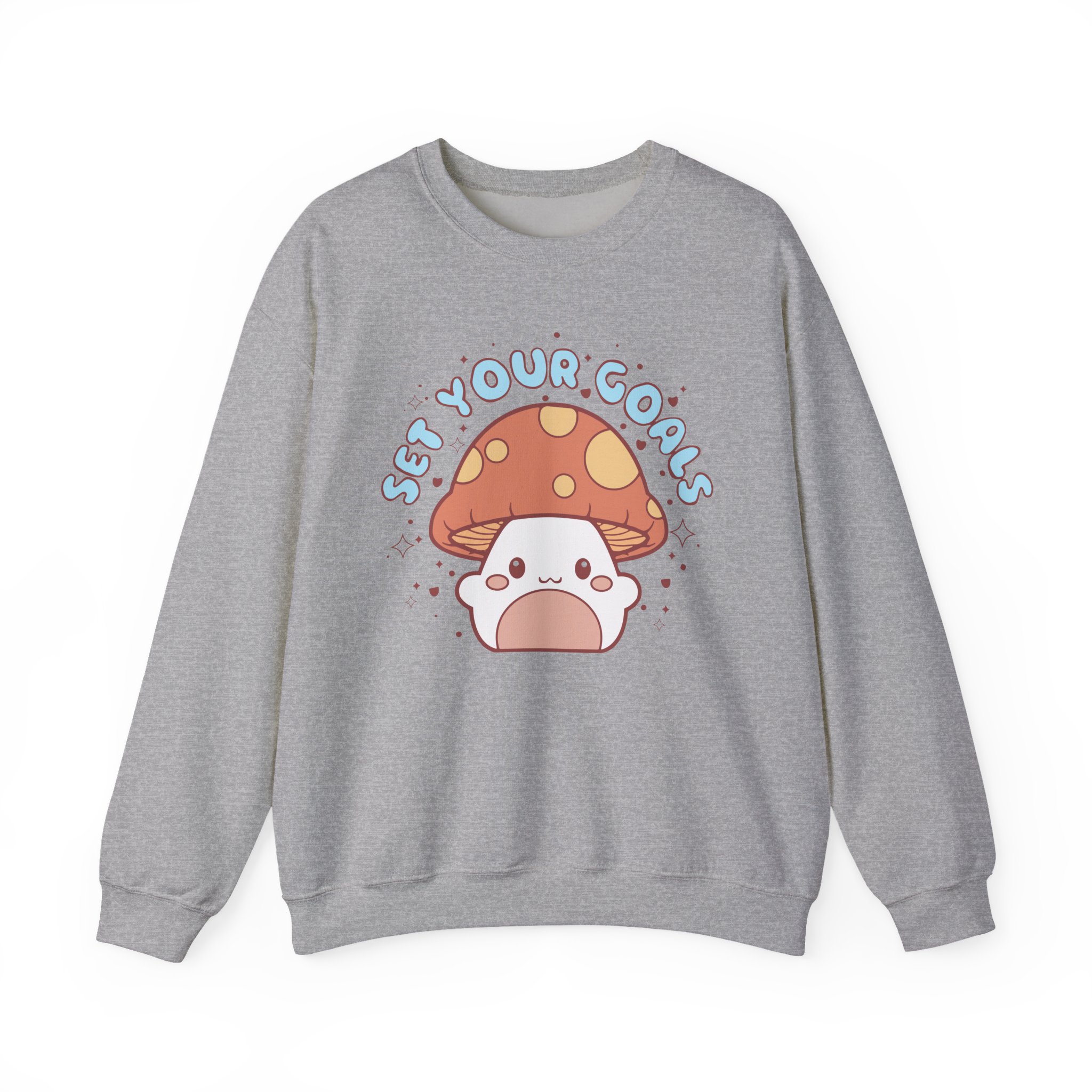 Set Your Goals Shroom Unisex Heavy Blendâ„¢ Crewneck Sweatshirt