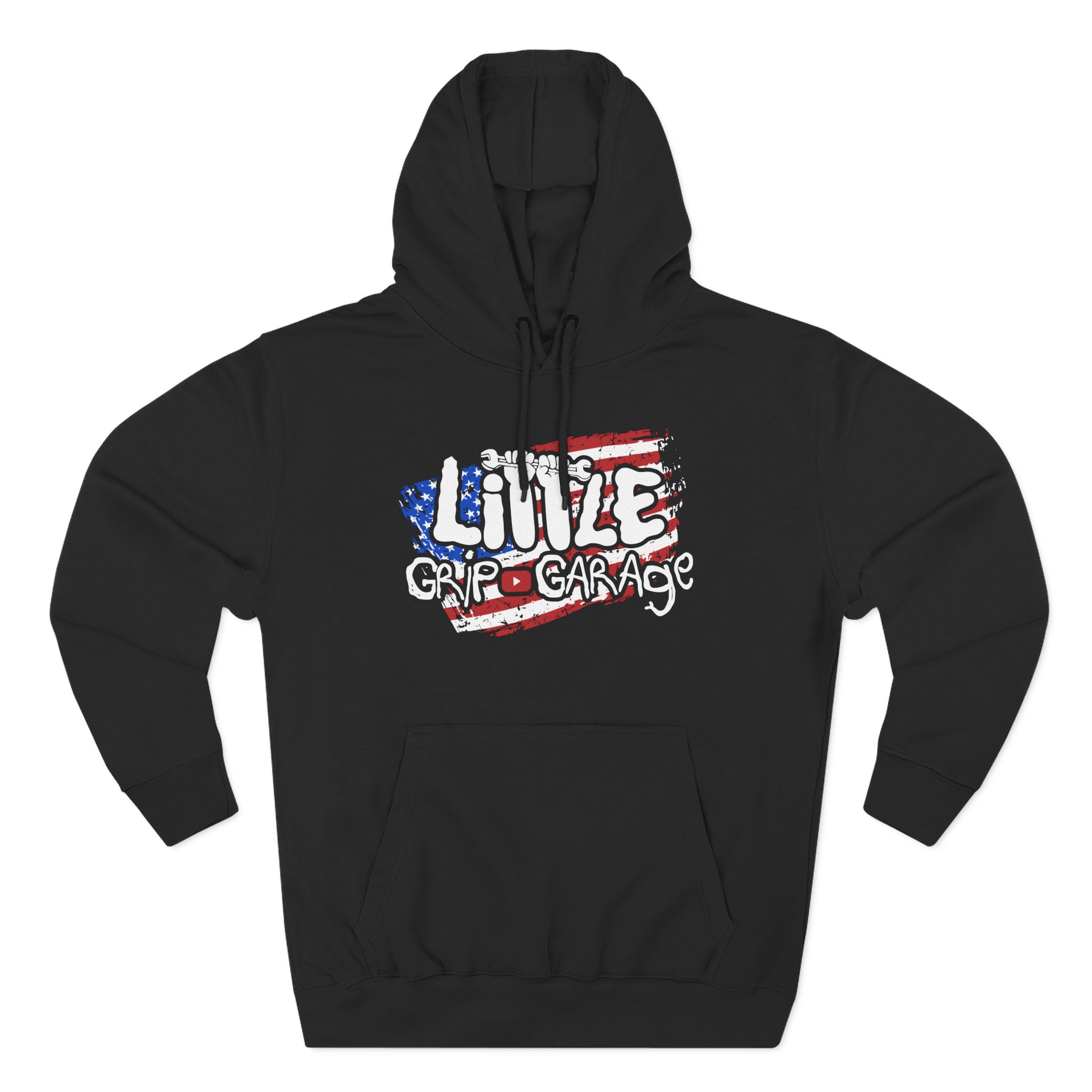 Vicegripgarage Little Grip Garage Three-Panel Fleece Hoodie