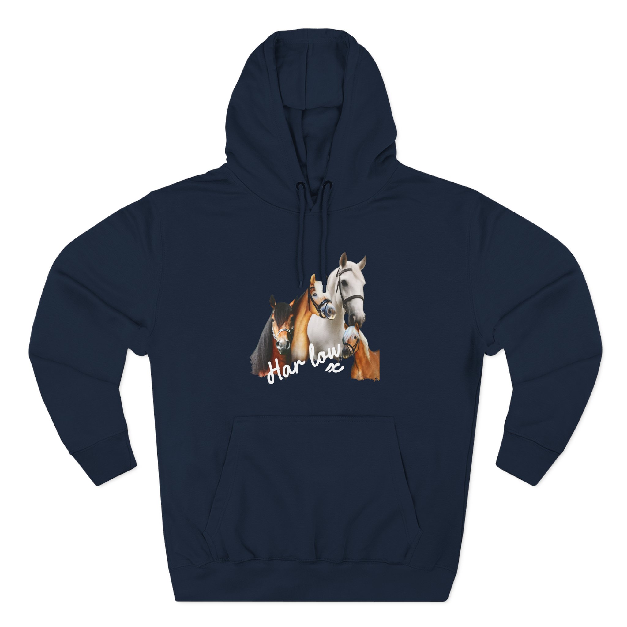 Harlow and Popcorn Three-Panel Fleece Hoodie