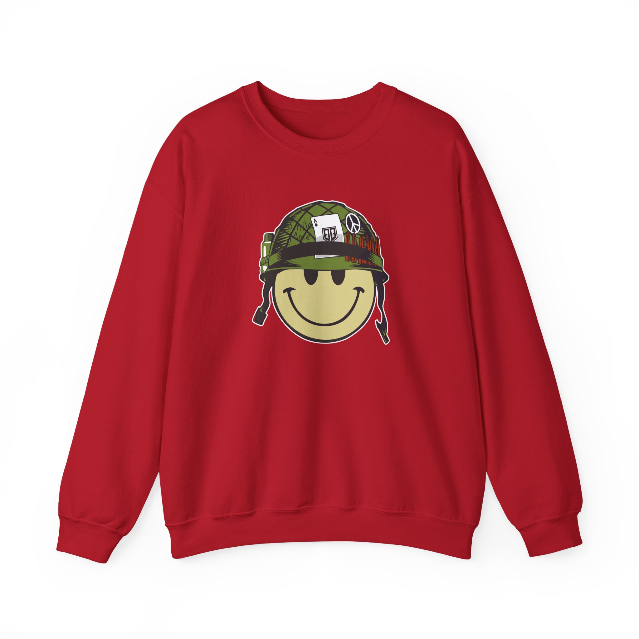 Roman Atwood Smiley Unisex Heavy Blendâ„¢ Crewneck Sweatshirt