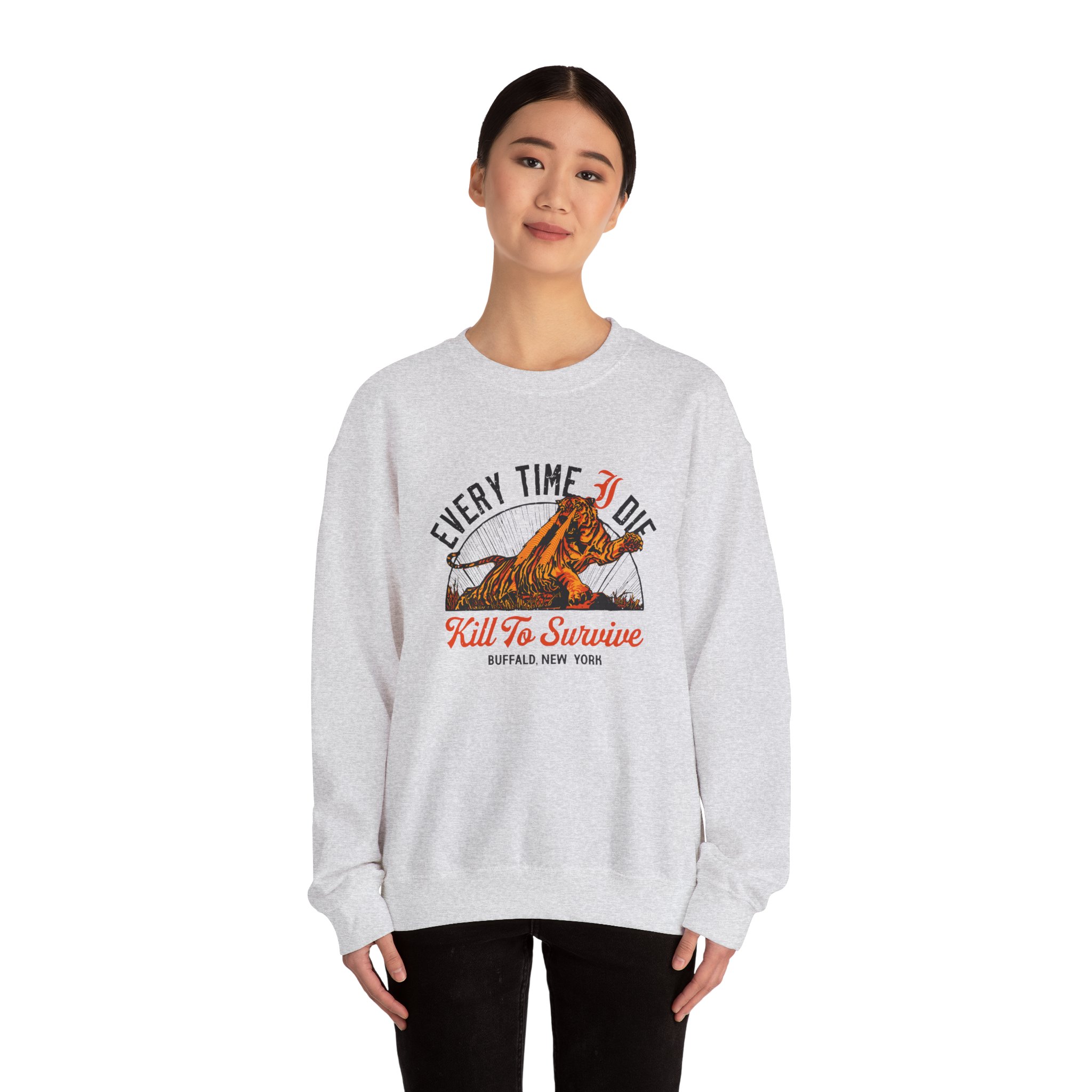 Every Time I Die Kill to Survive Unisex Heavy Blend Crewneck Sweatshirt