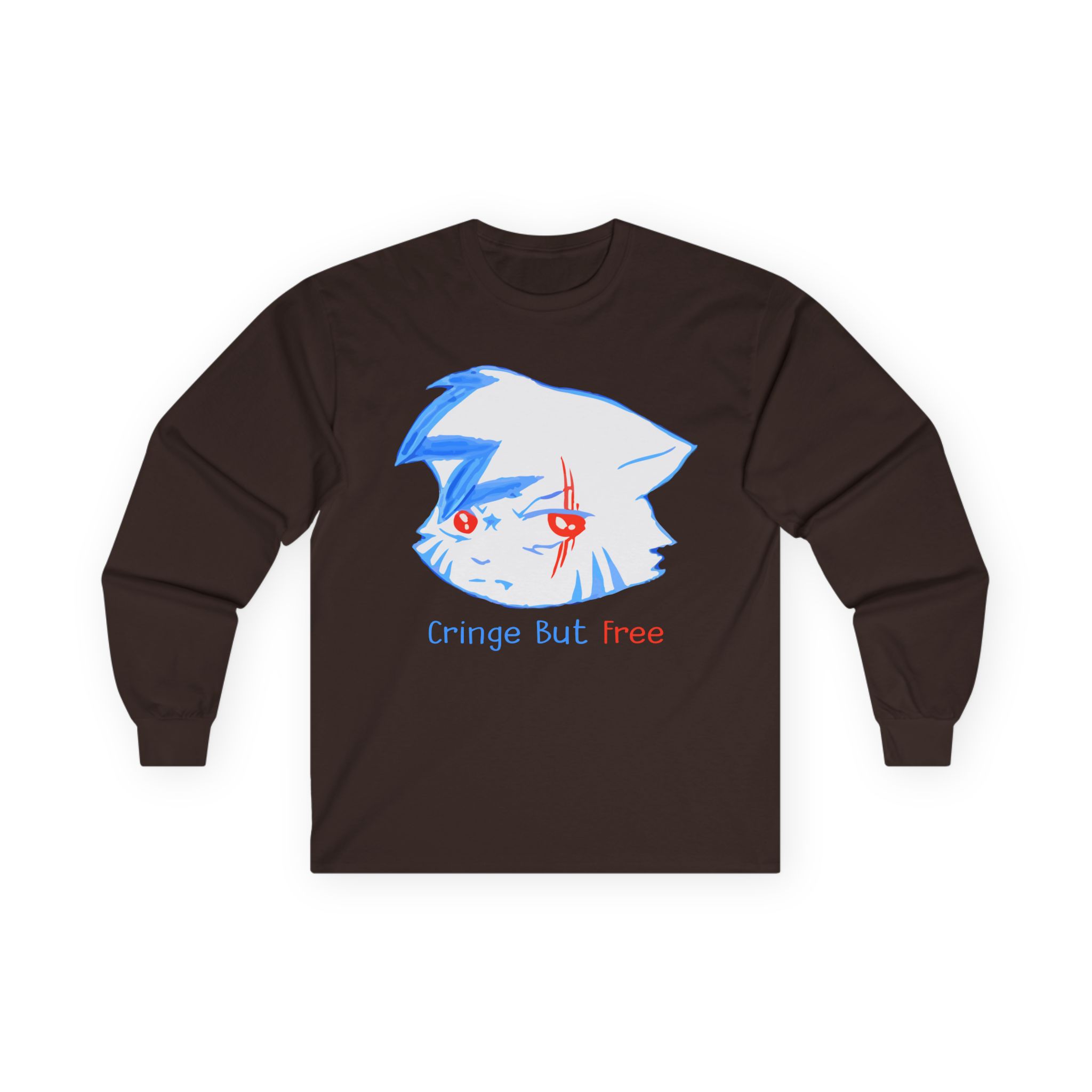 Izzzyzzz Cringe but Free Unisex Ultra Cotton Long Sleeve Tee