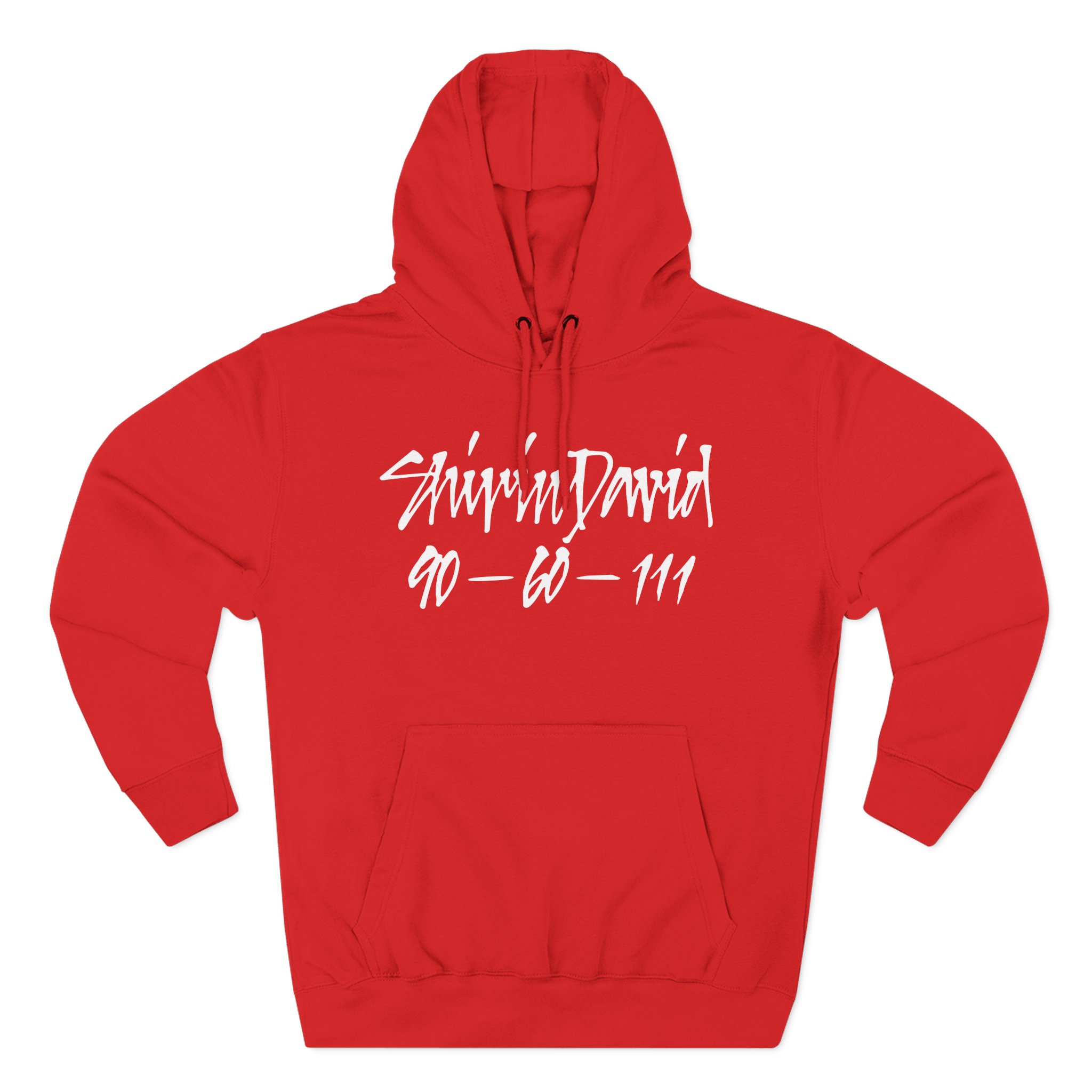 Shirin David 90-60-111 Text - Three-Panel Fleece Hoodie