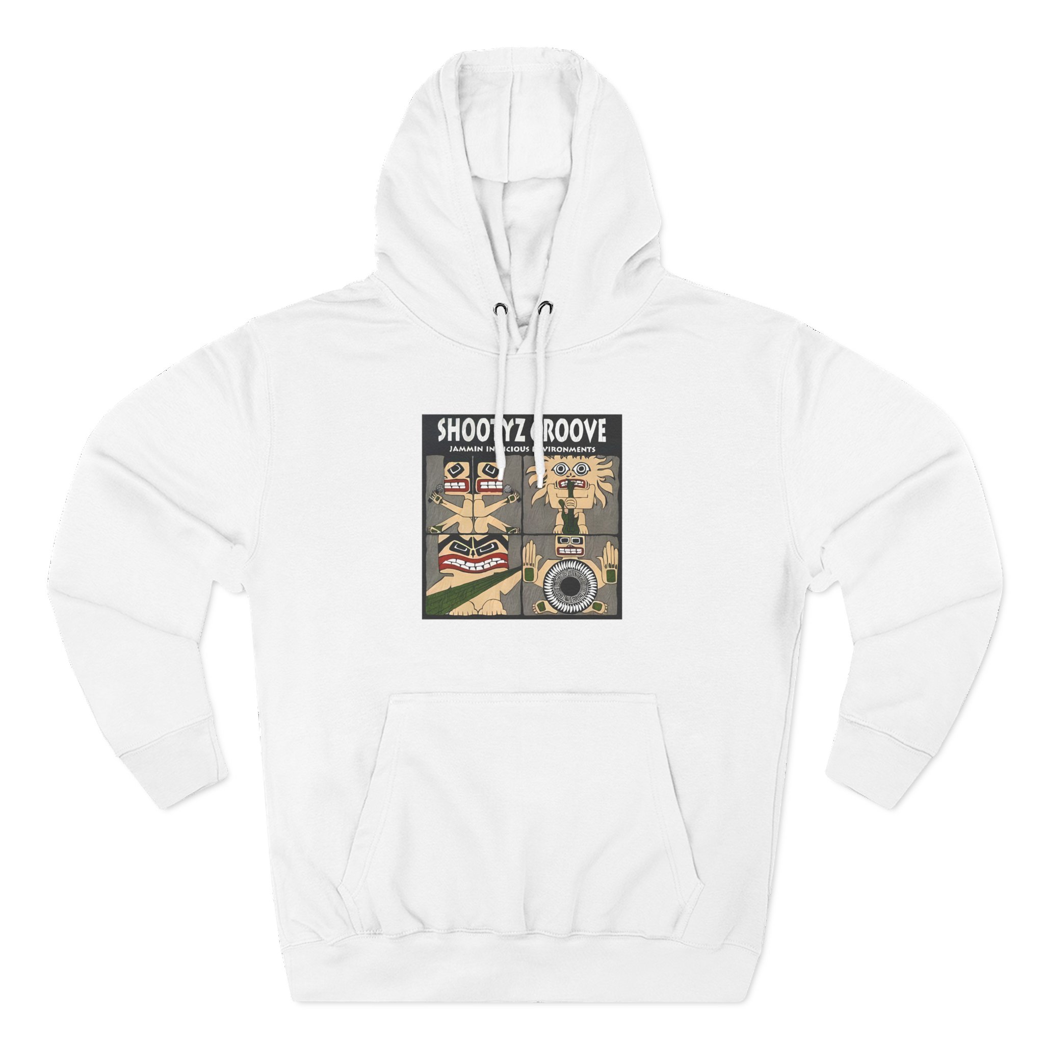 Shootyz Groove Jammin in Vicious Environments Album Cover Three-Panel Fleece Hoodie