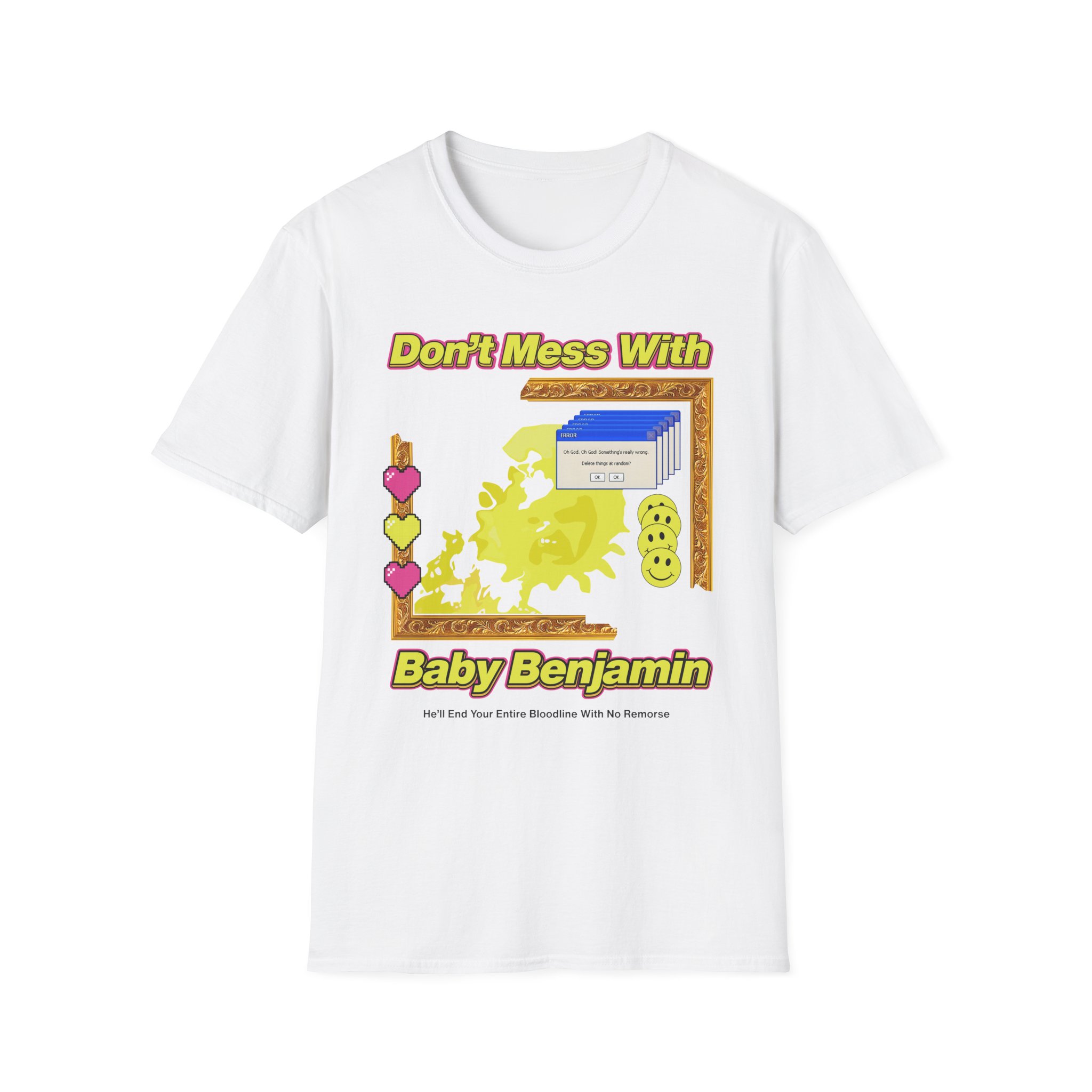 Garrett Watts Don't Mess With Baby Benjamin Unisex Softstyle T-Shirt