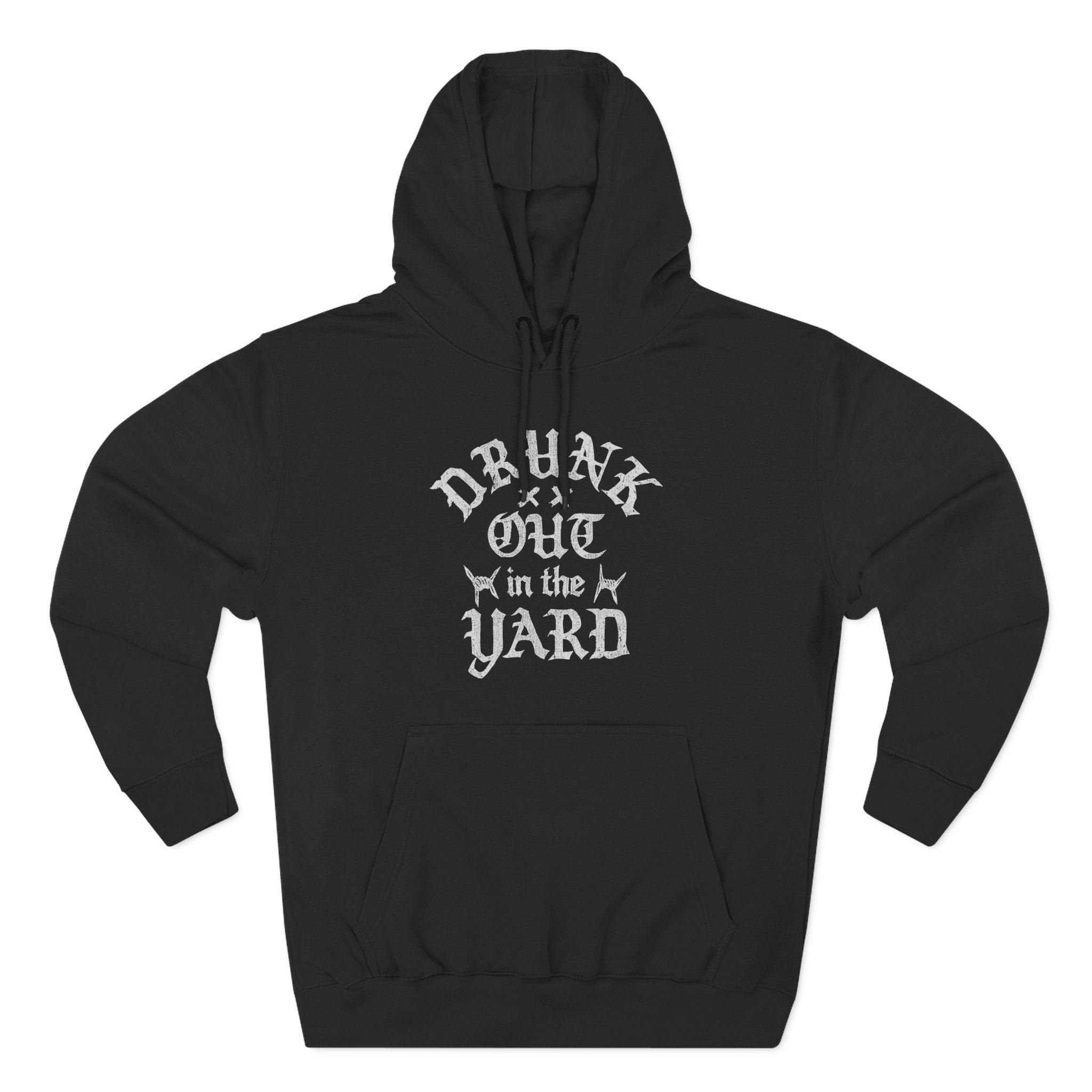 Hardy Drunk Out in the Yard Three-Panel Fleece Hoodie