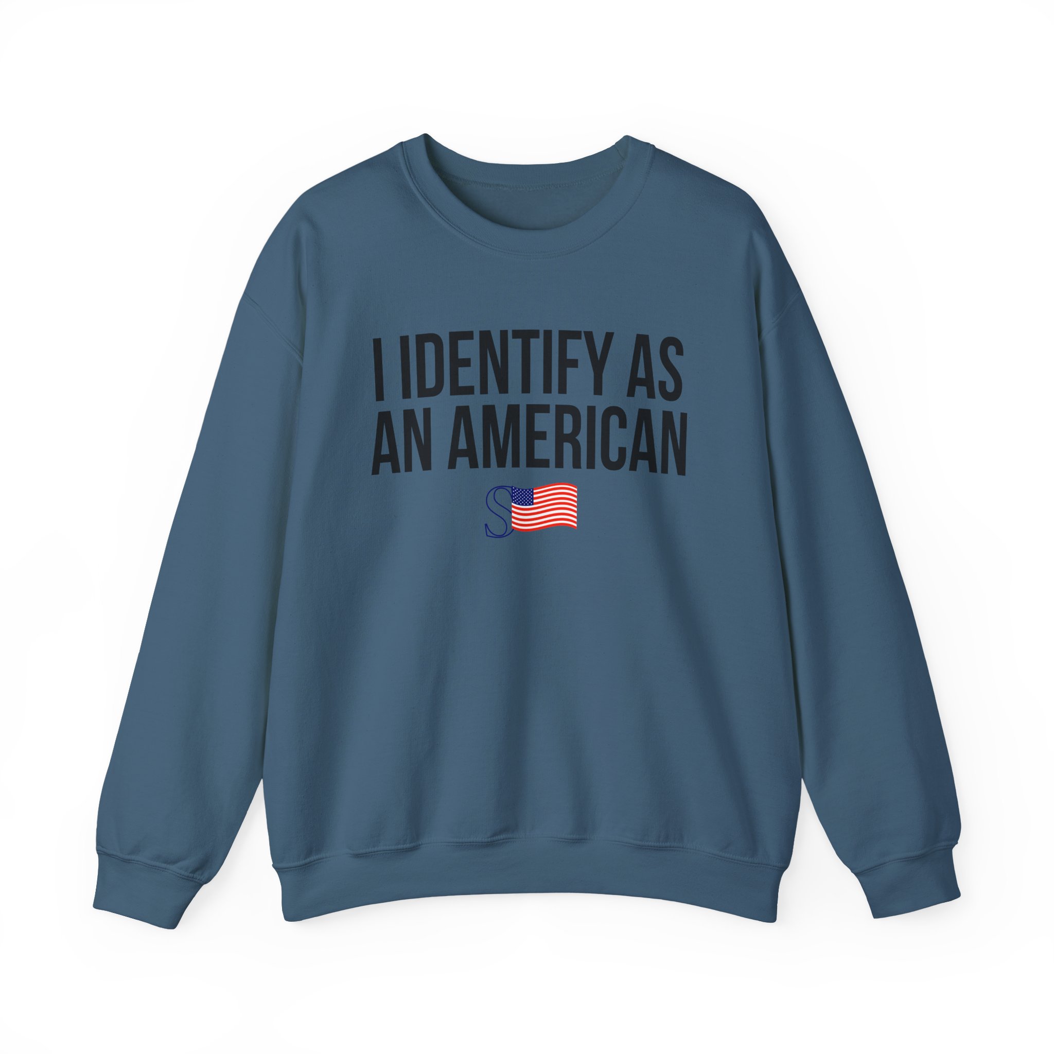 Sean Strickland I Identify as an American Unisex Heavy Blendâ„¢ Crewneck Sweatshirt