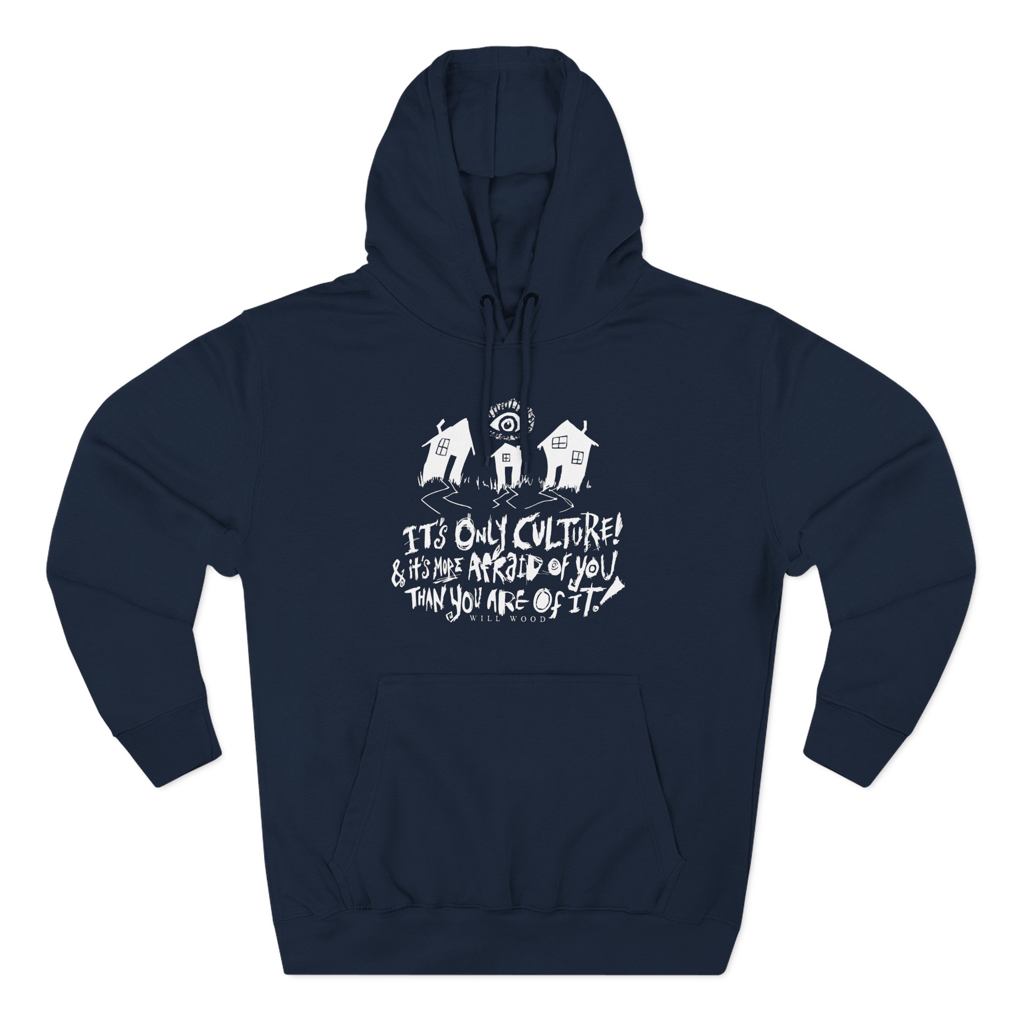 Will Wood Suburbia Three-Panel Fleece Hoodie