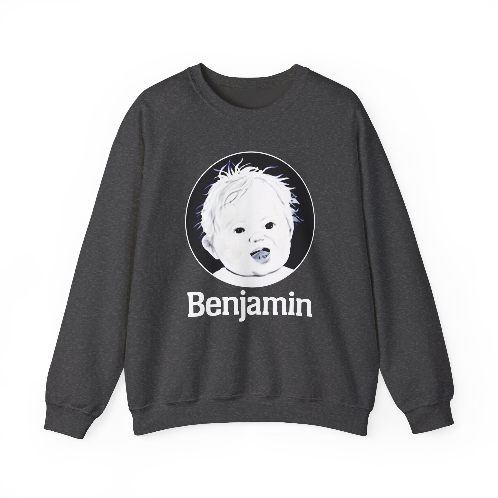 Garrett Watts Baby Benjamin Unisex Heavy Blendâ„¢ Crewneck Sweatshirt