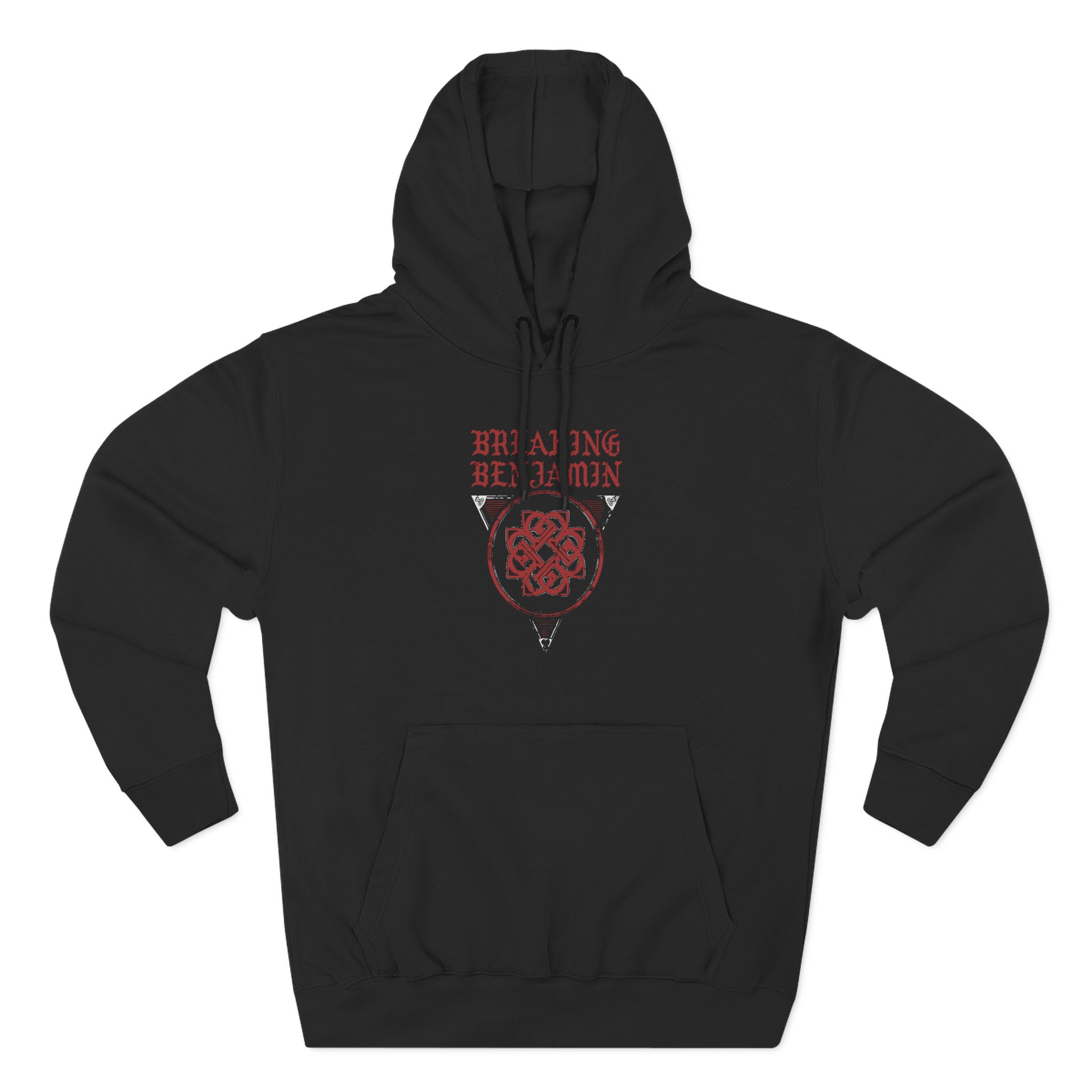 Breaking Benjamin Crest Three-Panel Fleece Hoodie