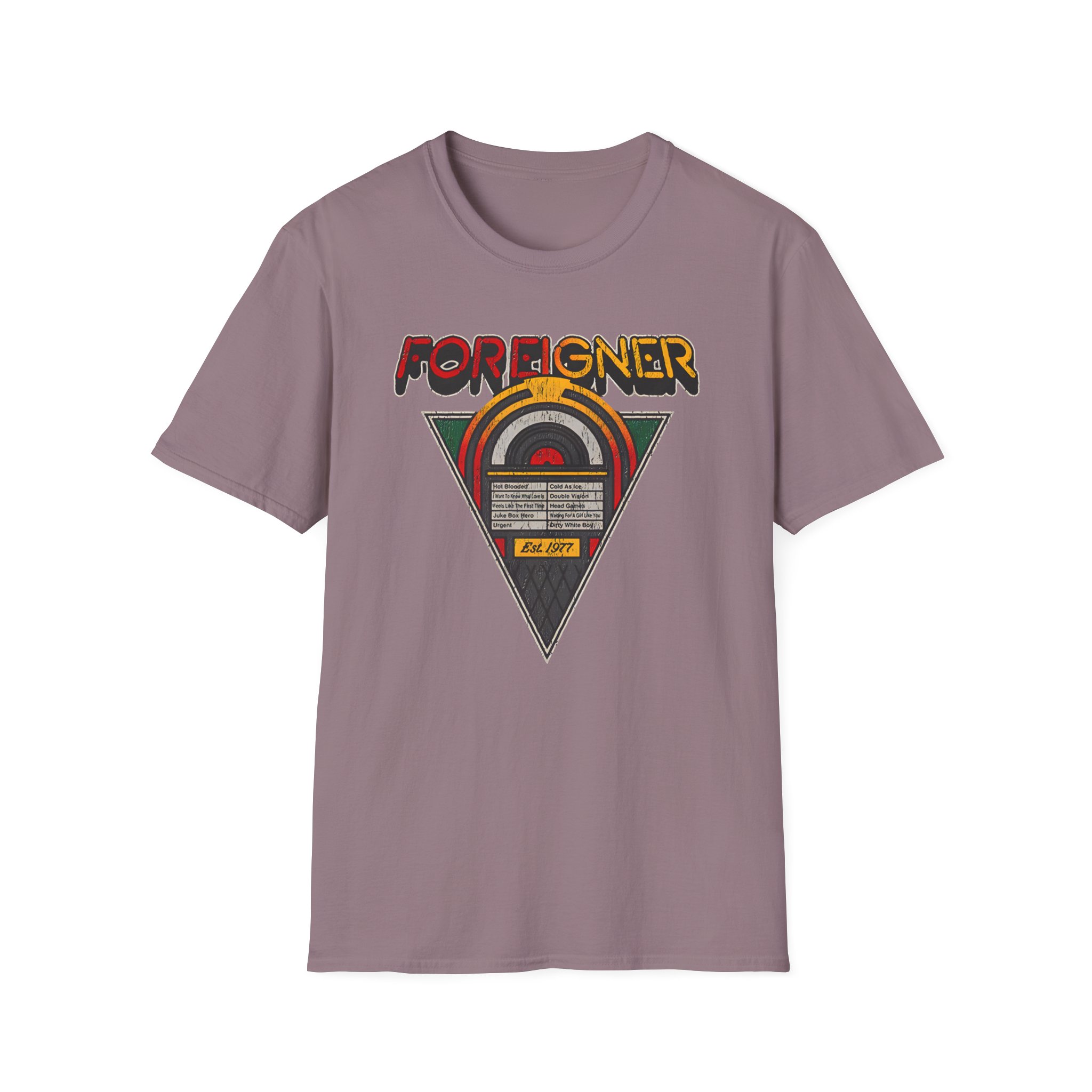 Foreigner Juke Box Unisex Softstyle T-Shirt