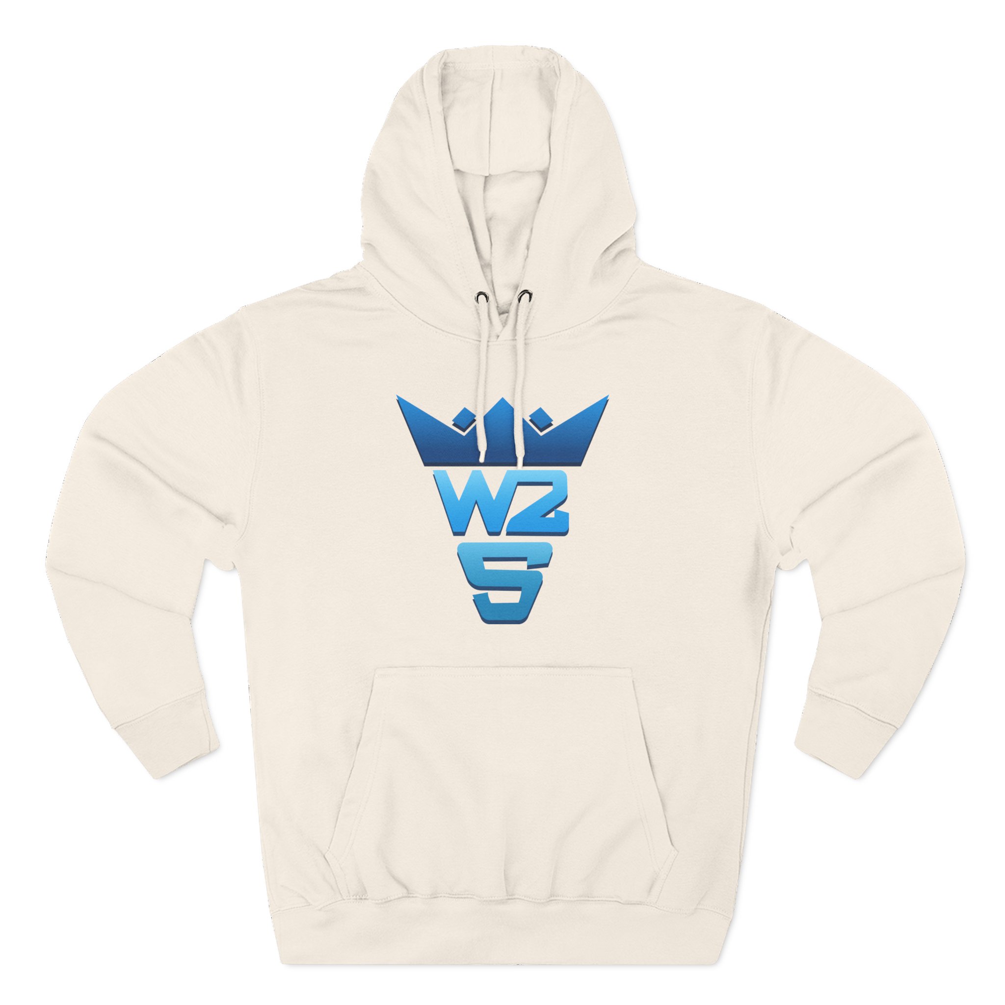 Zerkaa W2s Logo Three-Panel Fleece Hoodie