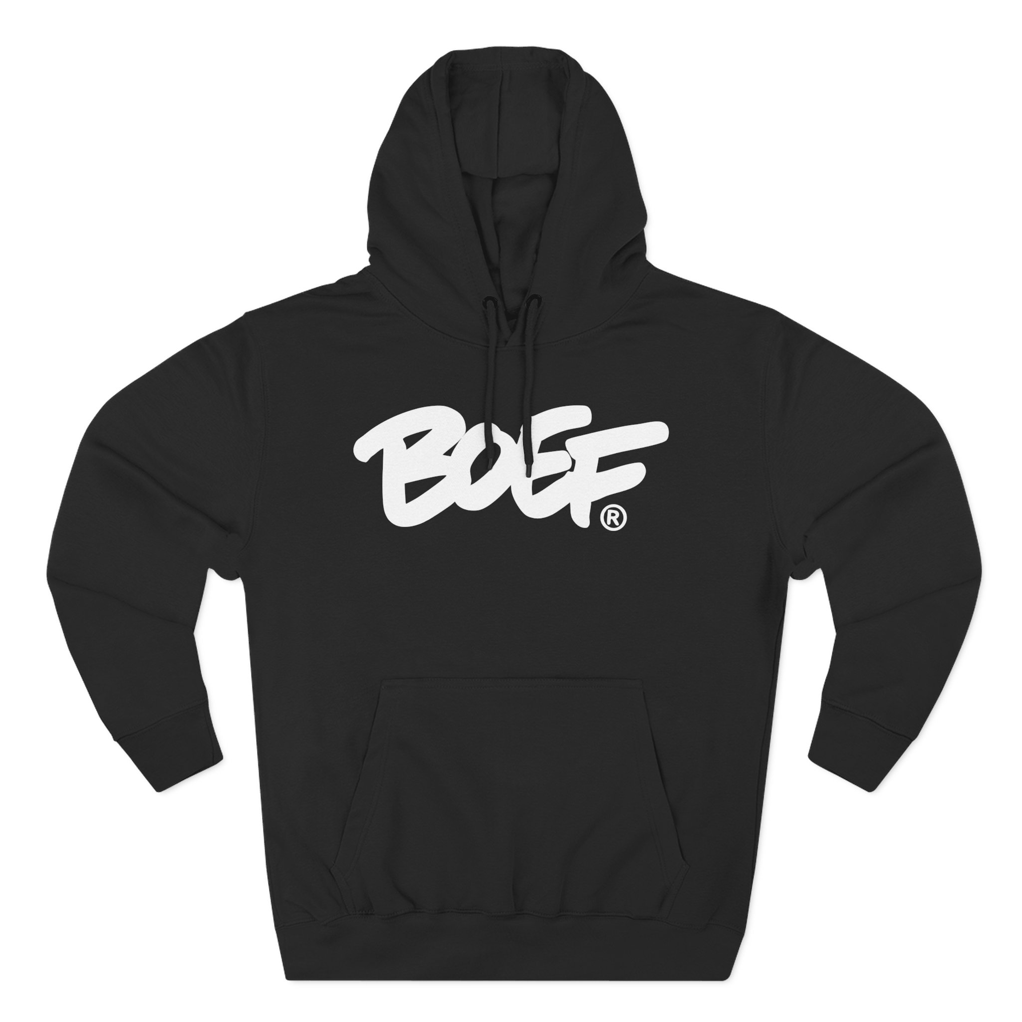 Boef Three-Panel Fleece Hoodie