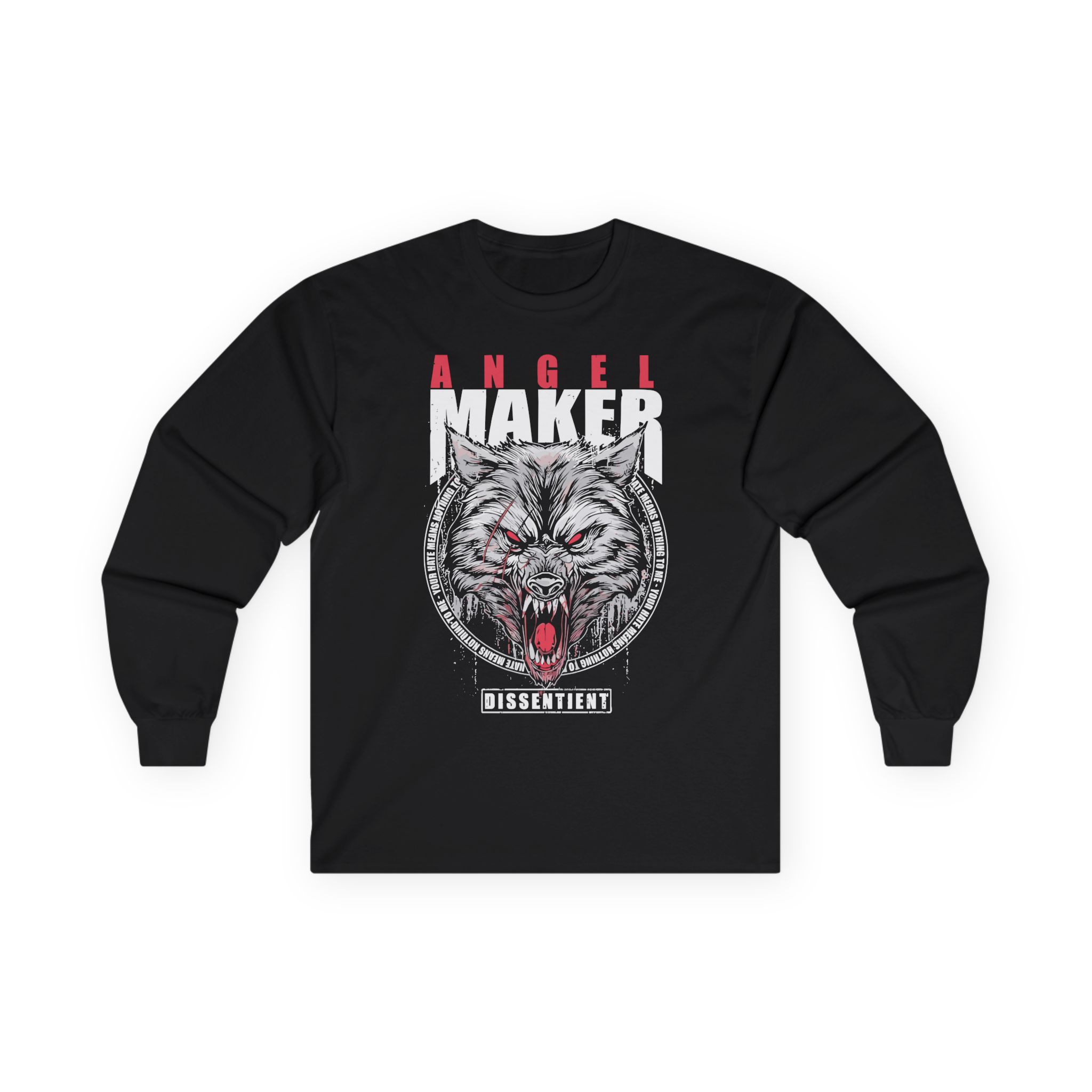 Angelmaker Battle Wolf Unisex Ultra Cotton Long Sleeve Tee