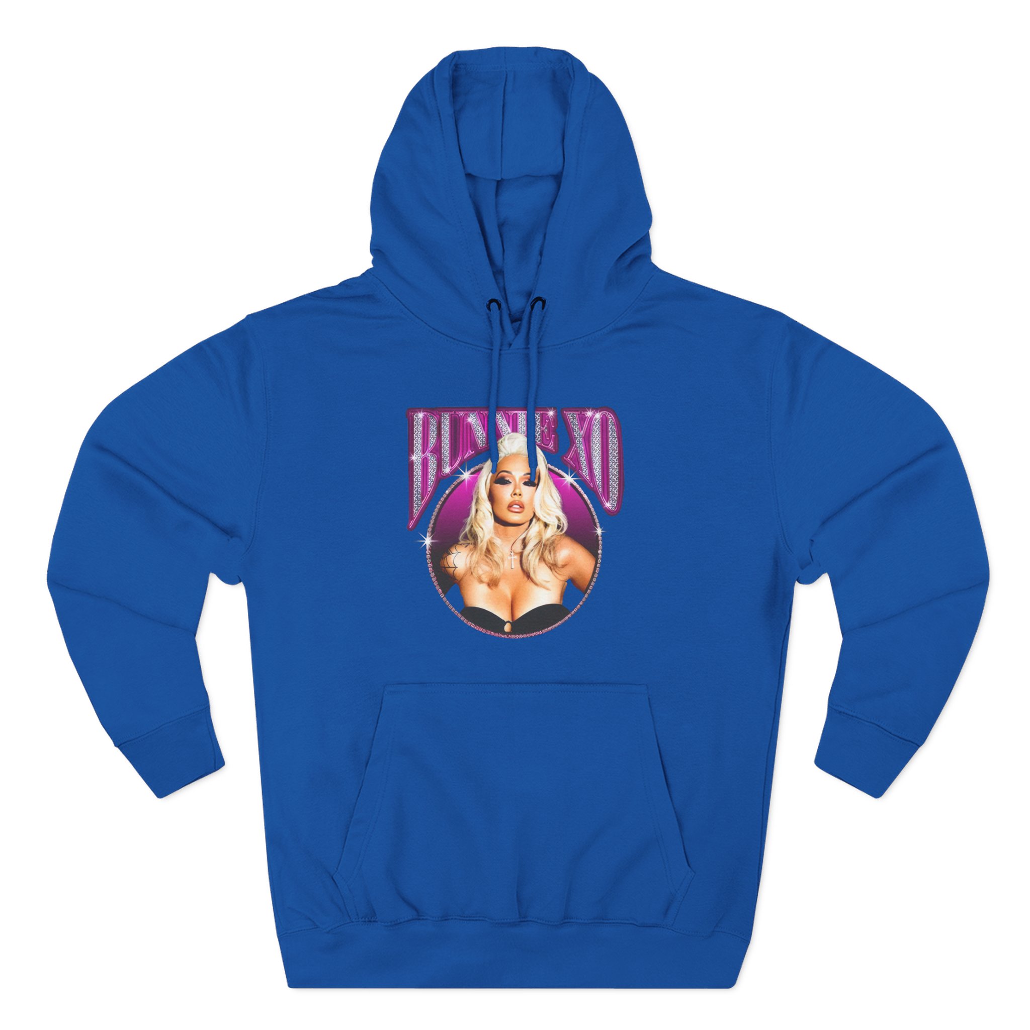 Bunnie Xo Bombshell Three-Panel Fleece Hoodie