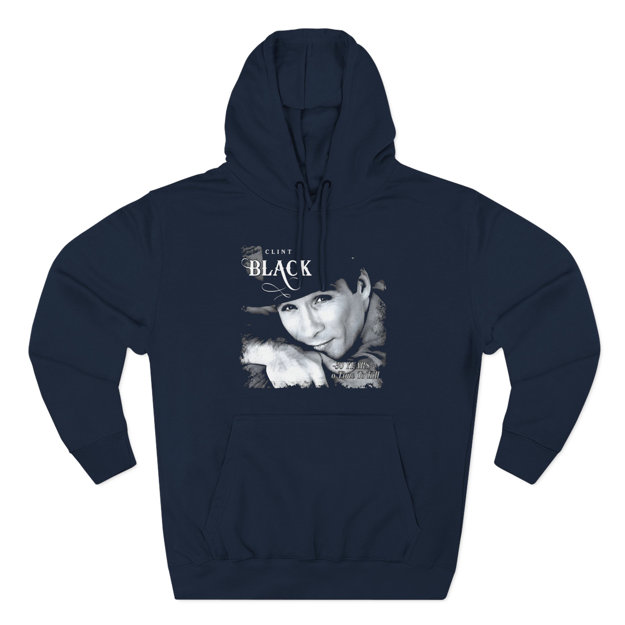 Clint Black No Time to Kill 30th Anniversary Three-Panel Fleece Hoodie