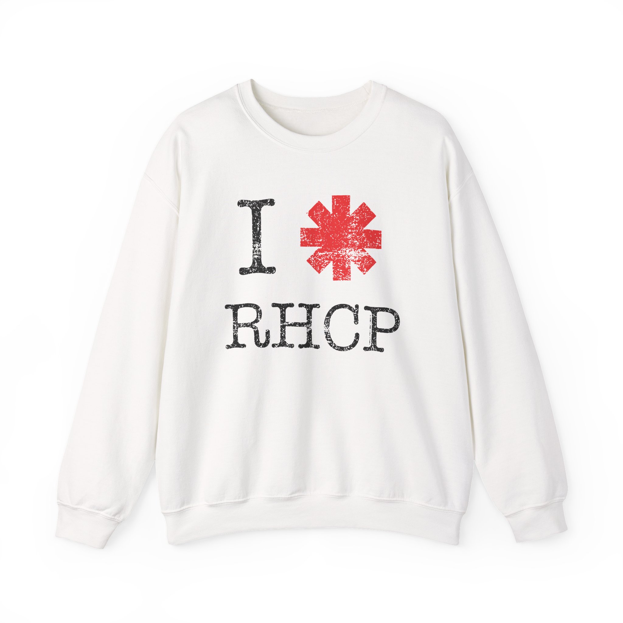 Red Hot Chili Peppers I Heart Rhcp Unisex Heavy Blendâ„¢ Crewneck Sweatshirt