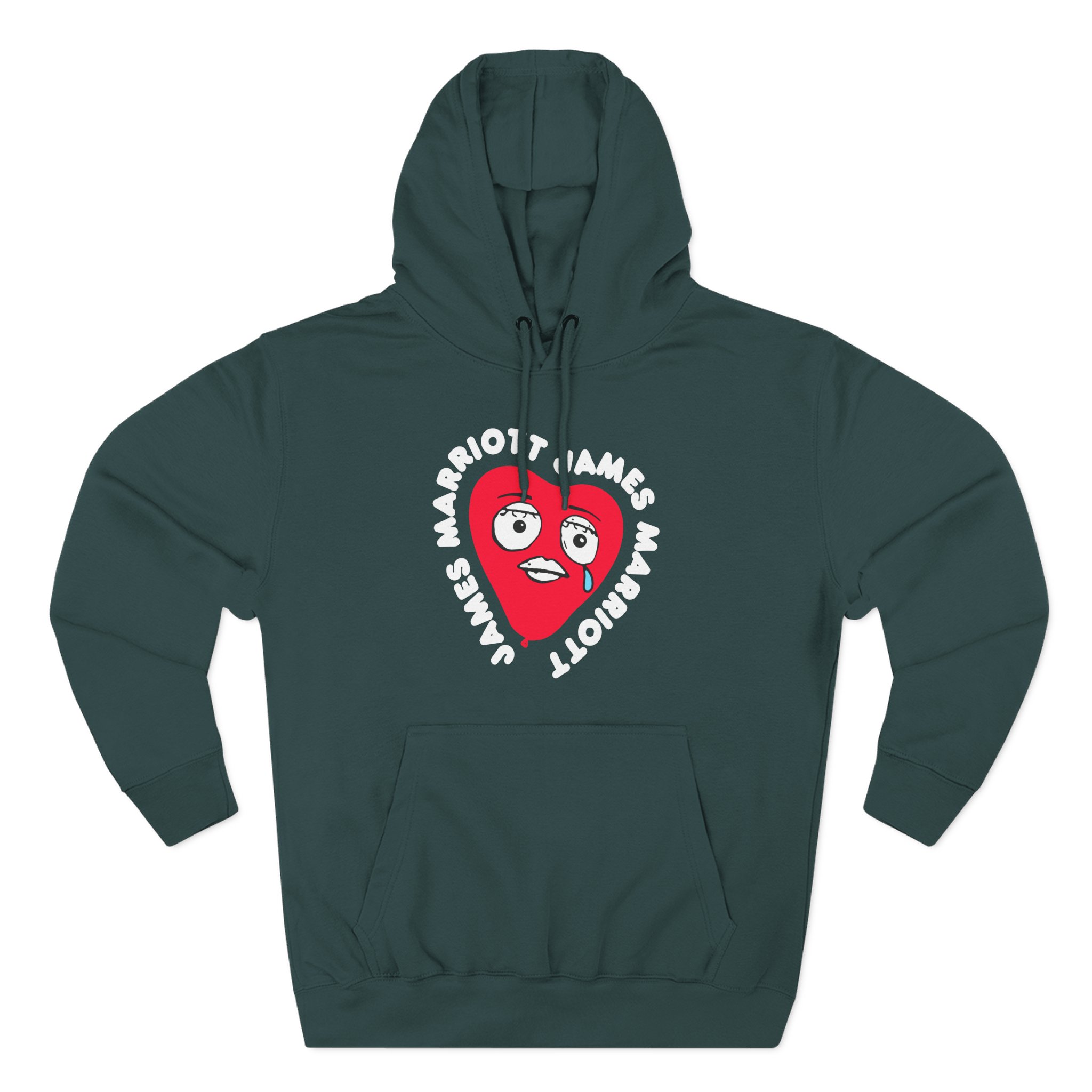 James Marriott Are We There Yet Heart Three-Panel Fleece Hoodie