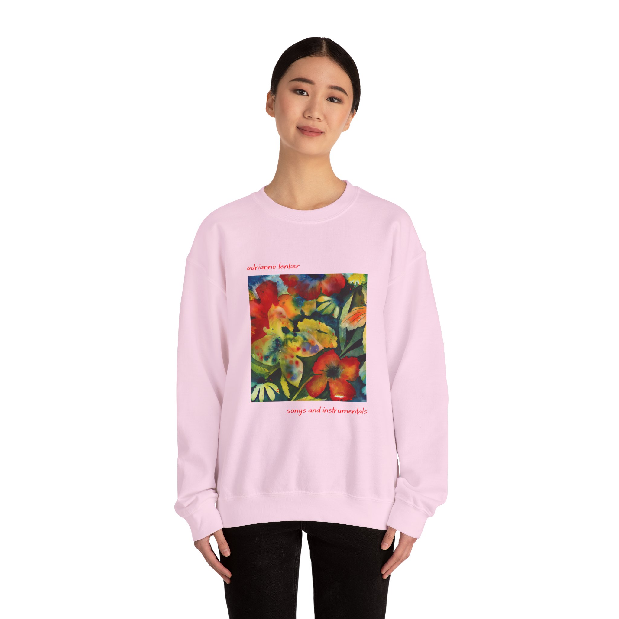 Adrianne Lenker Songs and Instrumentals Unisex Heavy Blend Crewneck Sweatshirt