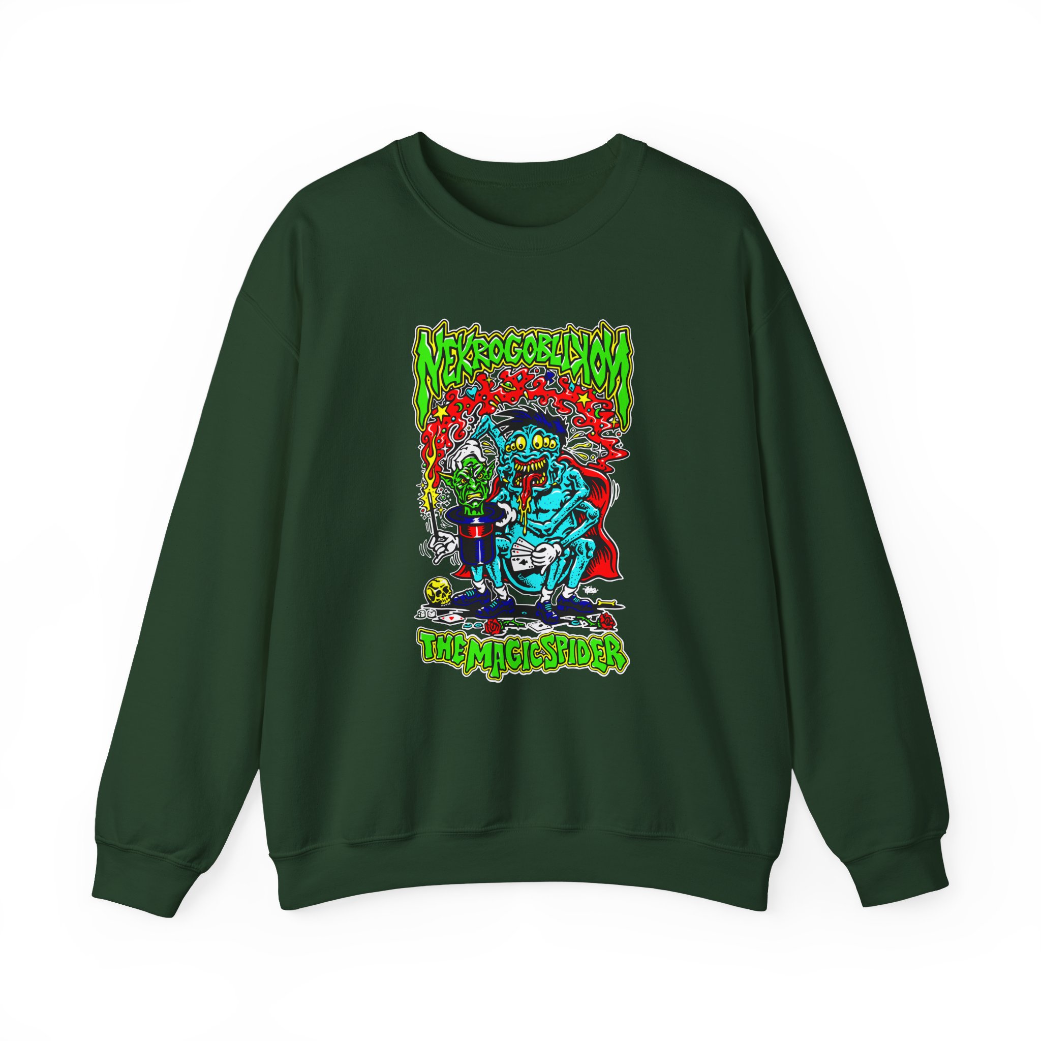Nekrogoblikon the Magicspider Unisex Heavy Blendâ„¢ Crewneck Sweatshirt