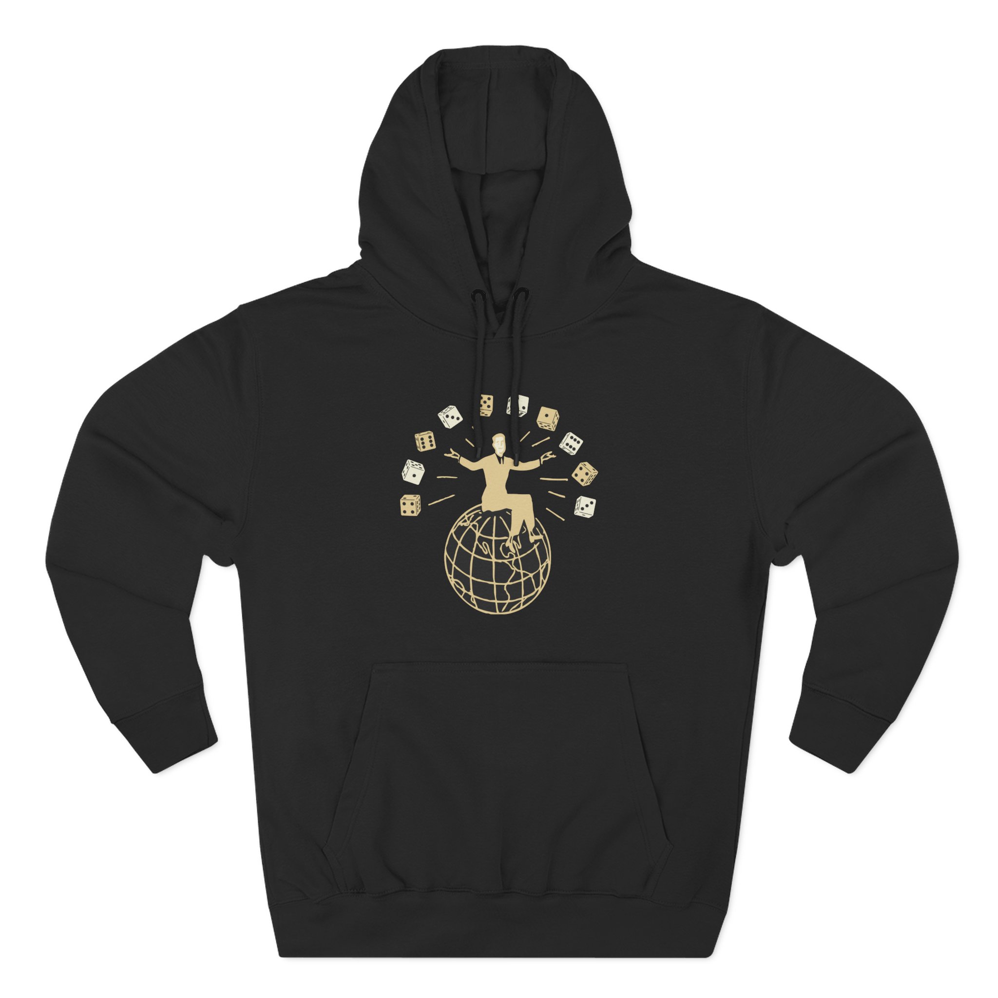 Set Your Goals Dice Three-Panel Fleece Hoodie
